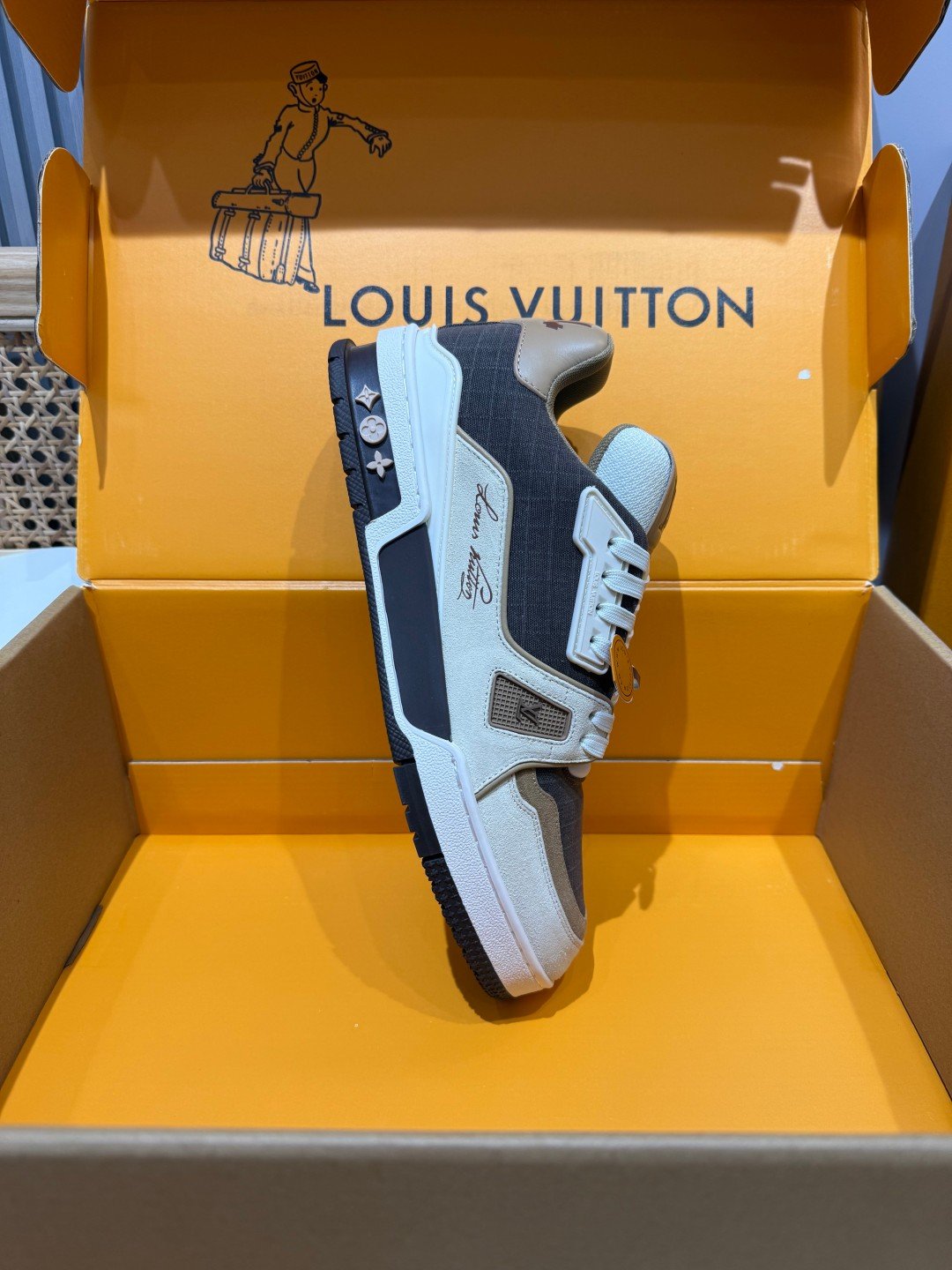 Sneakers Trainer 'Marron Beige' — vue 25