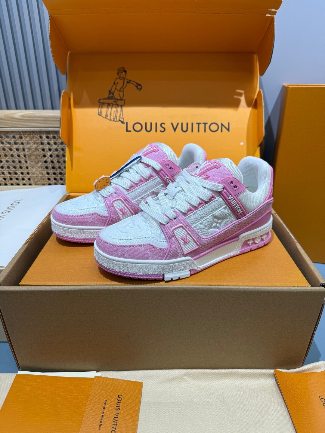 Sneakers Trainer Denim 'Rose Denim' — vue 4