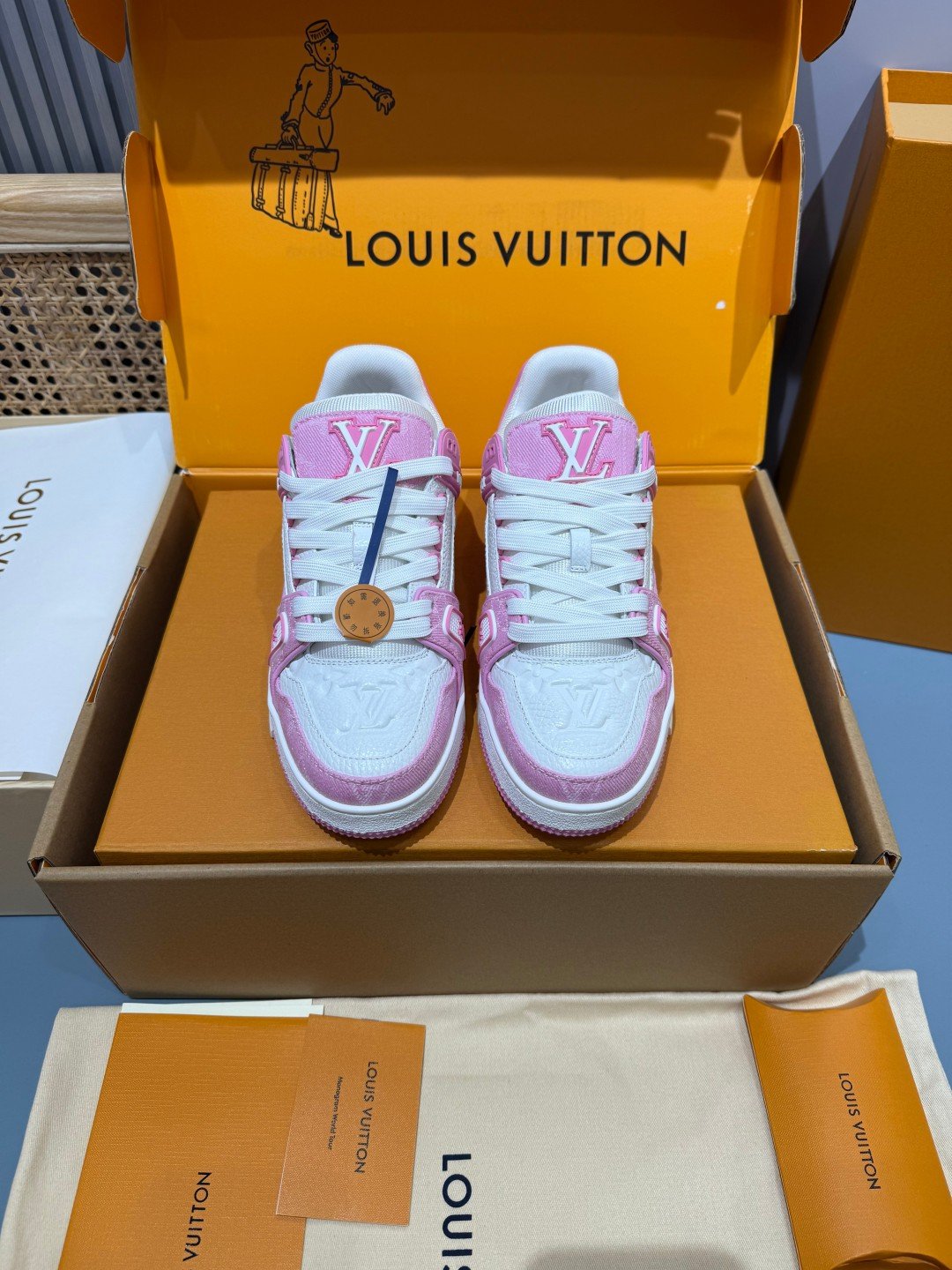 Sneakers Trainer Denim 'Rose Denim' — vue 5