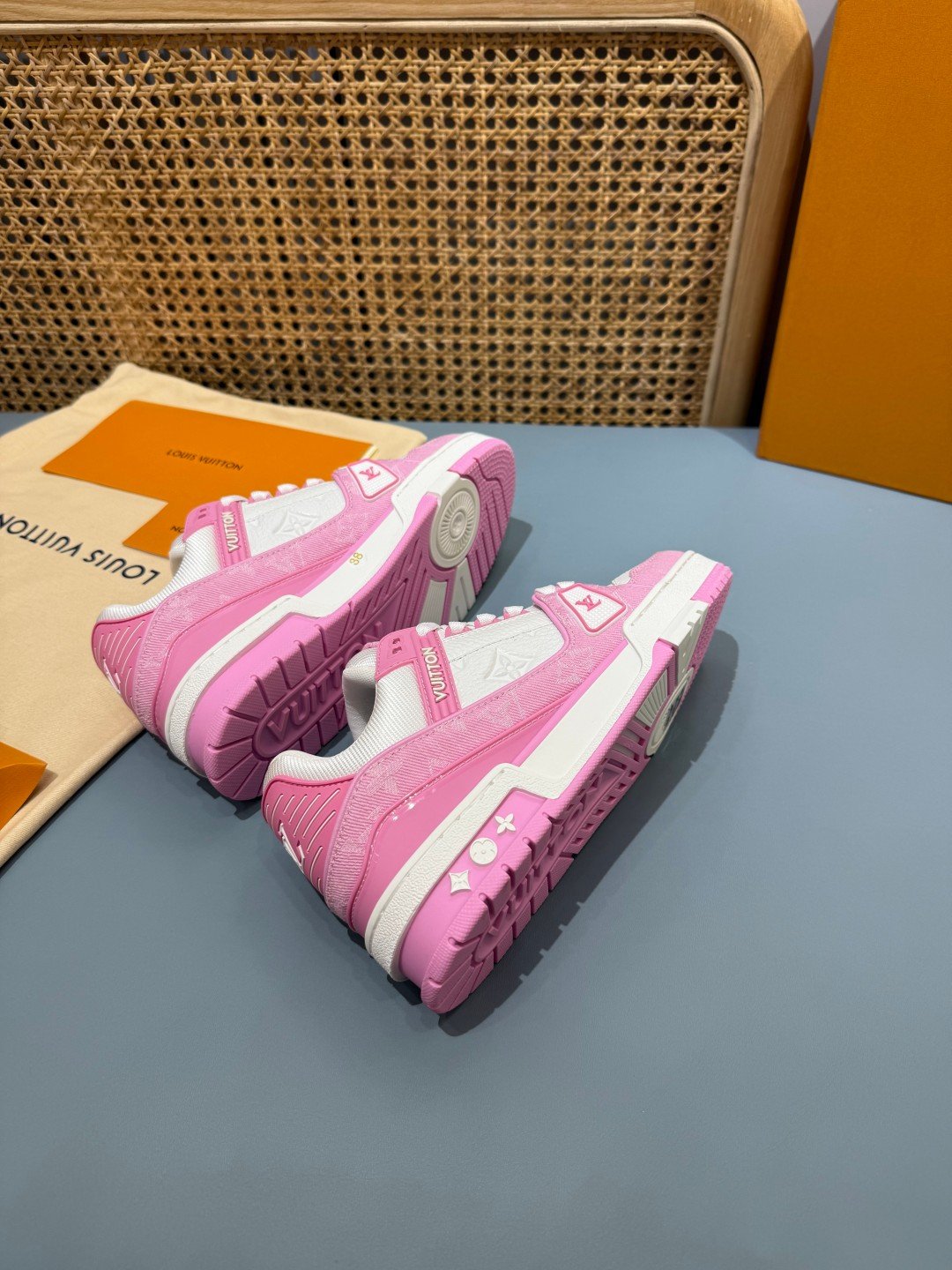 Sneakers Trainer Denim 'Rose Denim' — vue 13