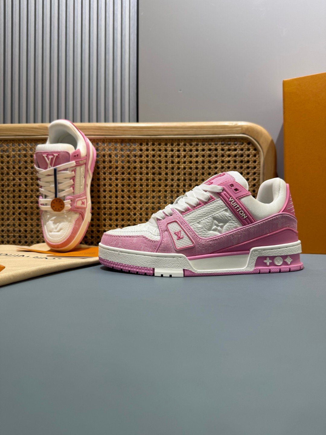 Sneakers Trainer Denim 'Rose Denim' — vue 15