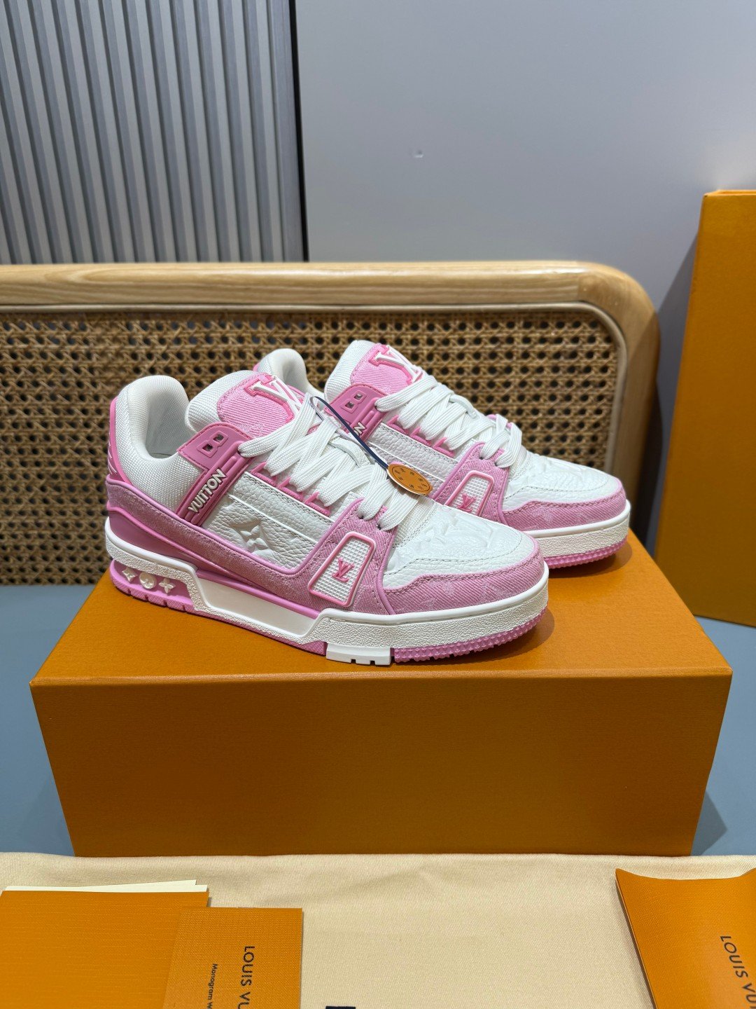 Sneakers Trainer Denim 'Rose Denim' — vue 18