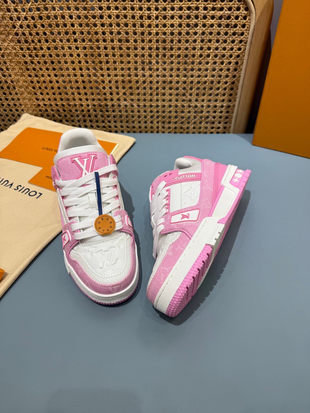 Sneakers Trainer Denim 'Rose Denim' — vue 22