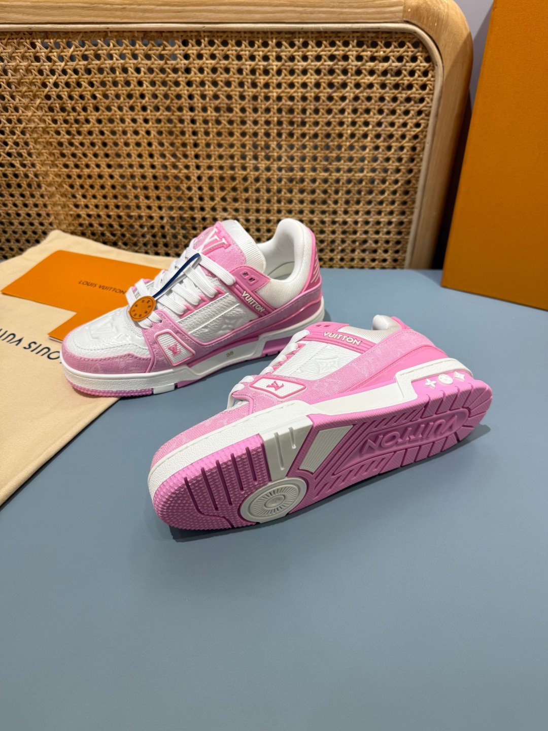Sneakers Trainer Denim 'Rose Denim' — vue 23