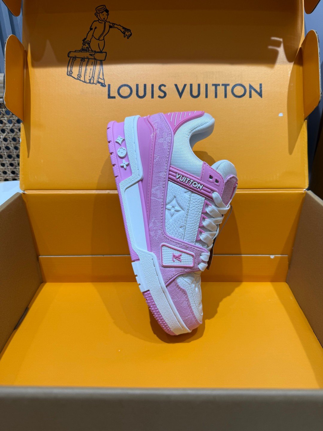Sneakers Trainer Denim 'Rose Denim' — vue 25
