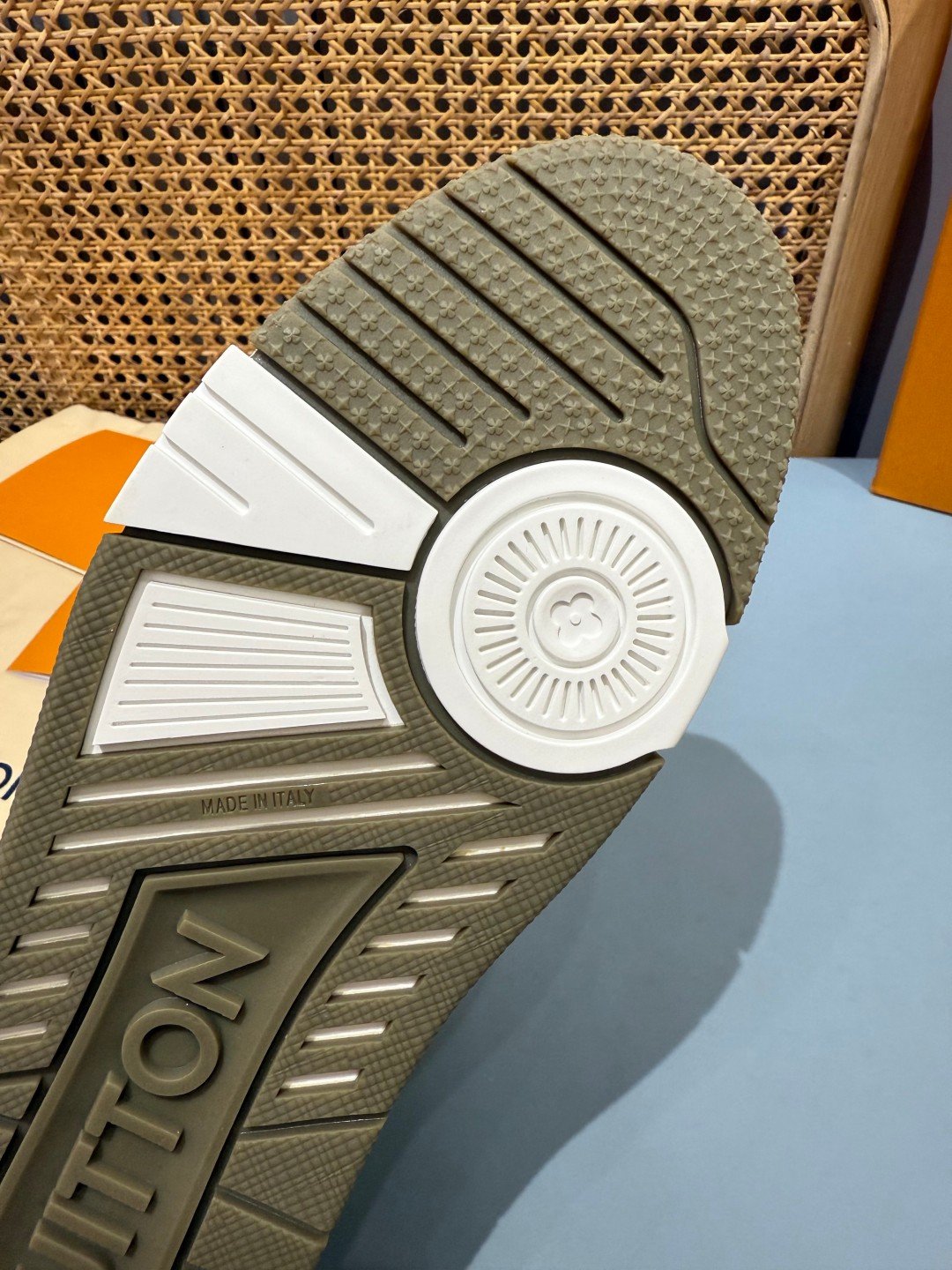 Sneakers Trainer Denim 'Kaki Denim' — vue 6