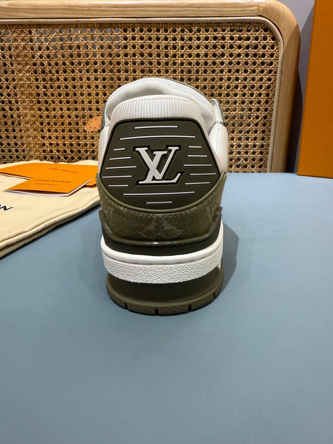 Sneakers Trainer Denim 'Kaki Denim' — vue 9