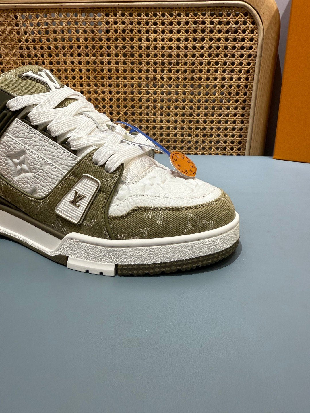Sneakers Trainer Denim 'Kaki Denim' — vue 12