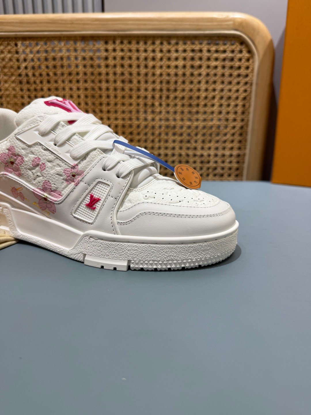 Sneakers Trainer 'Blanc Rose Fuchsia' — vue 12
