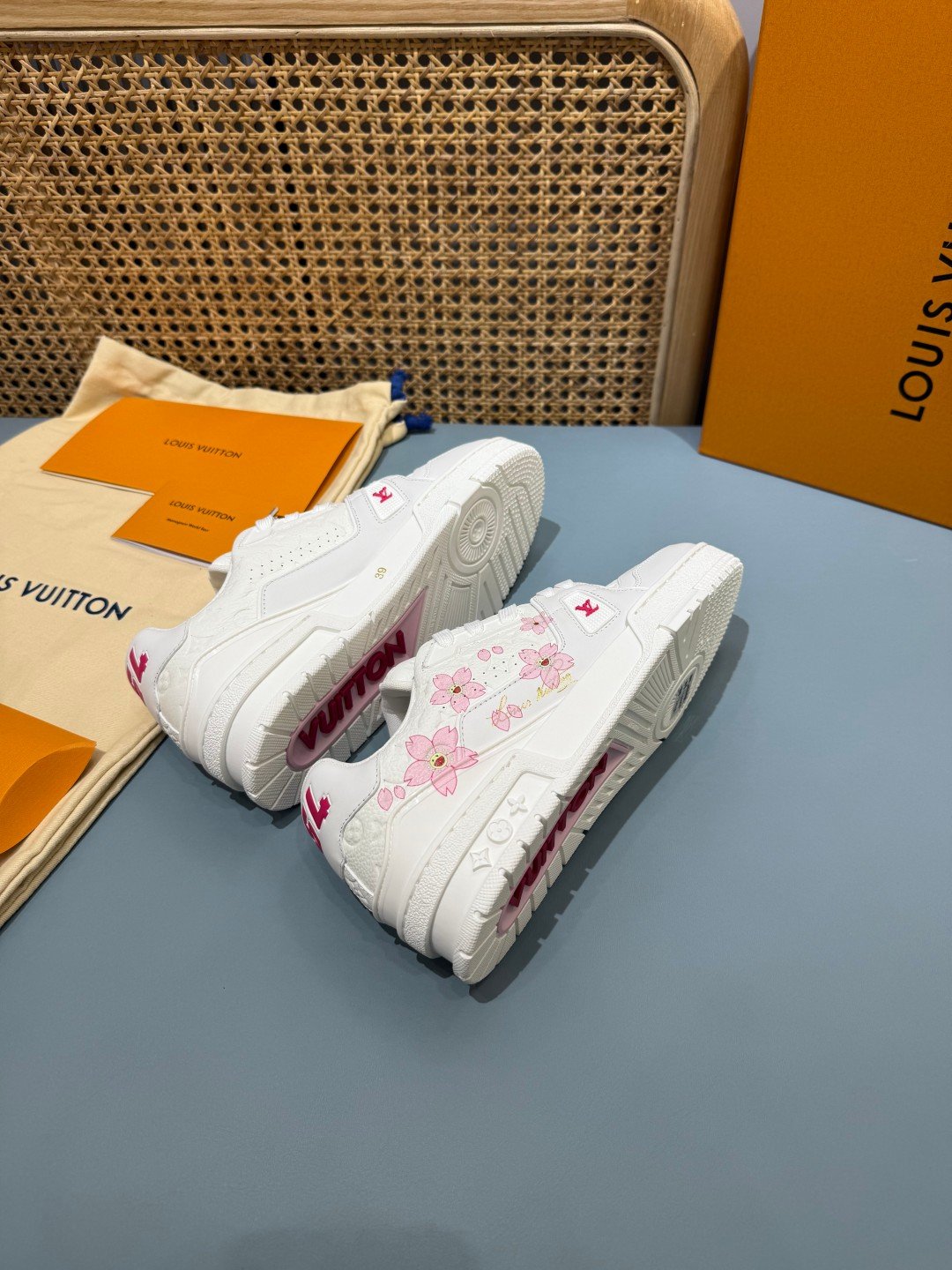 Sneakers Trainer 'Blanc Rose Fuchsia' — vue 13