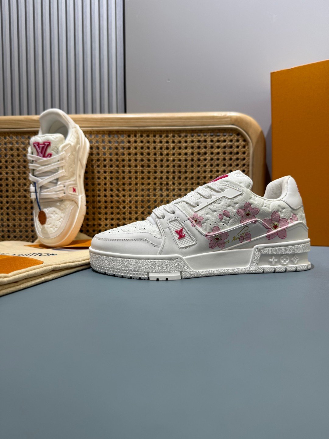 Sneakers Trainer 'Blanc Rose Fuchsia' — vue 15