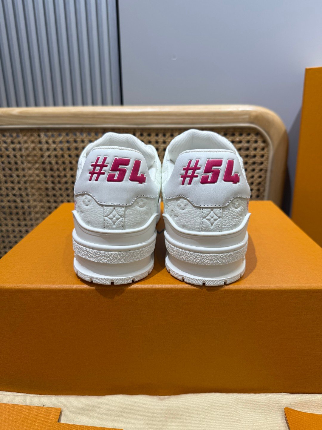 Sneakers Trainer 'Blanc Rose Fuchsia' — vue 17