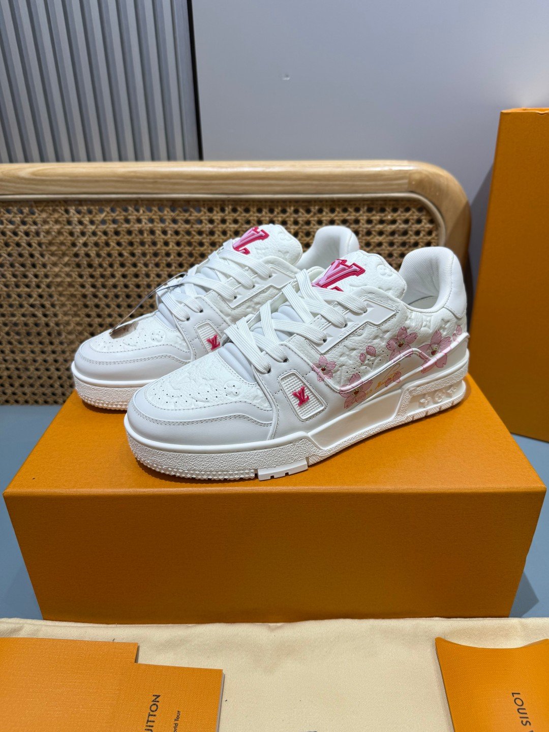 Sneakers Trainer 'Blanc Rose Fuchsia' — vue 19