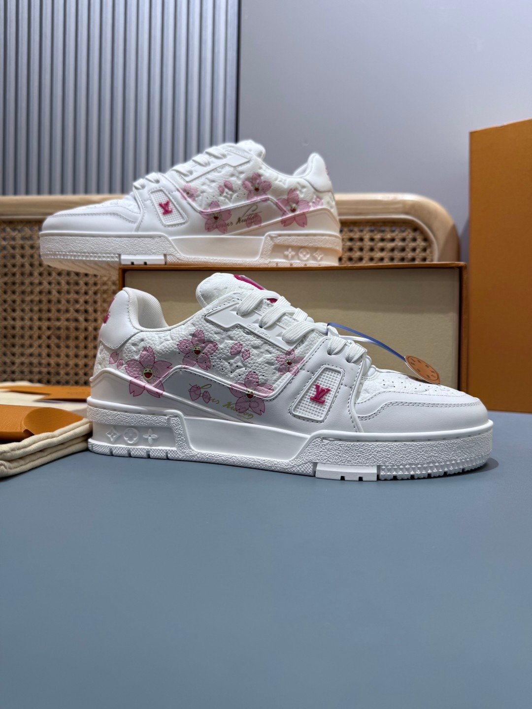 Sneakers Trainer 'Blanc Rose Fuchsia' — vue 21