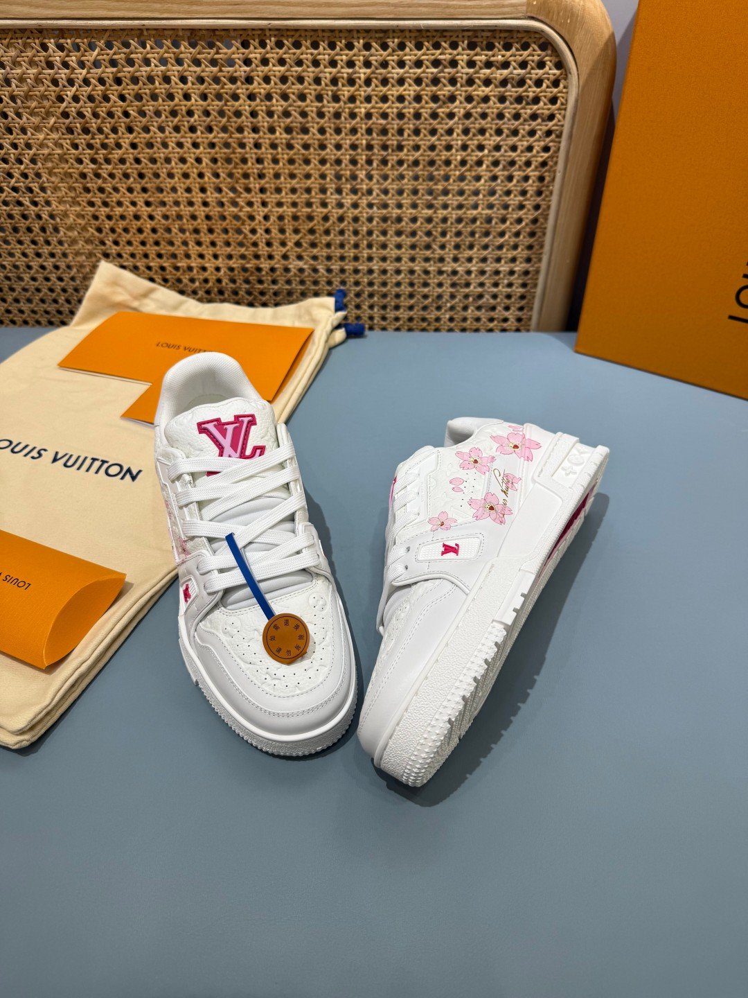 Sneakers Trainer 'Blanc Rose Fuchsia' — vue 22