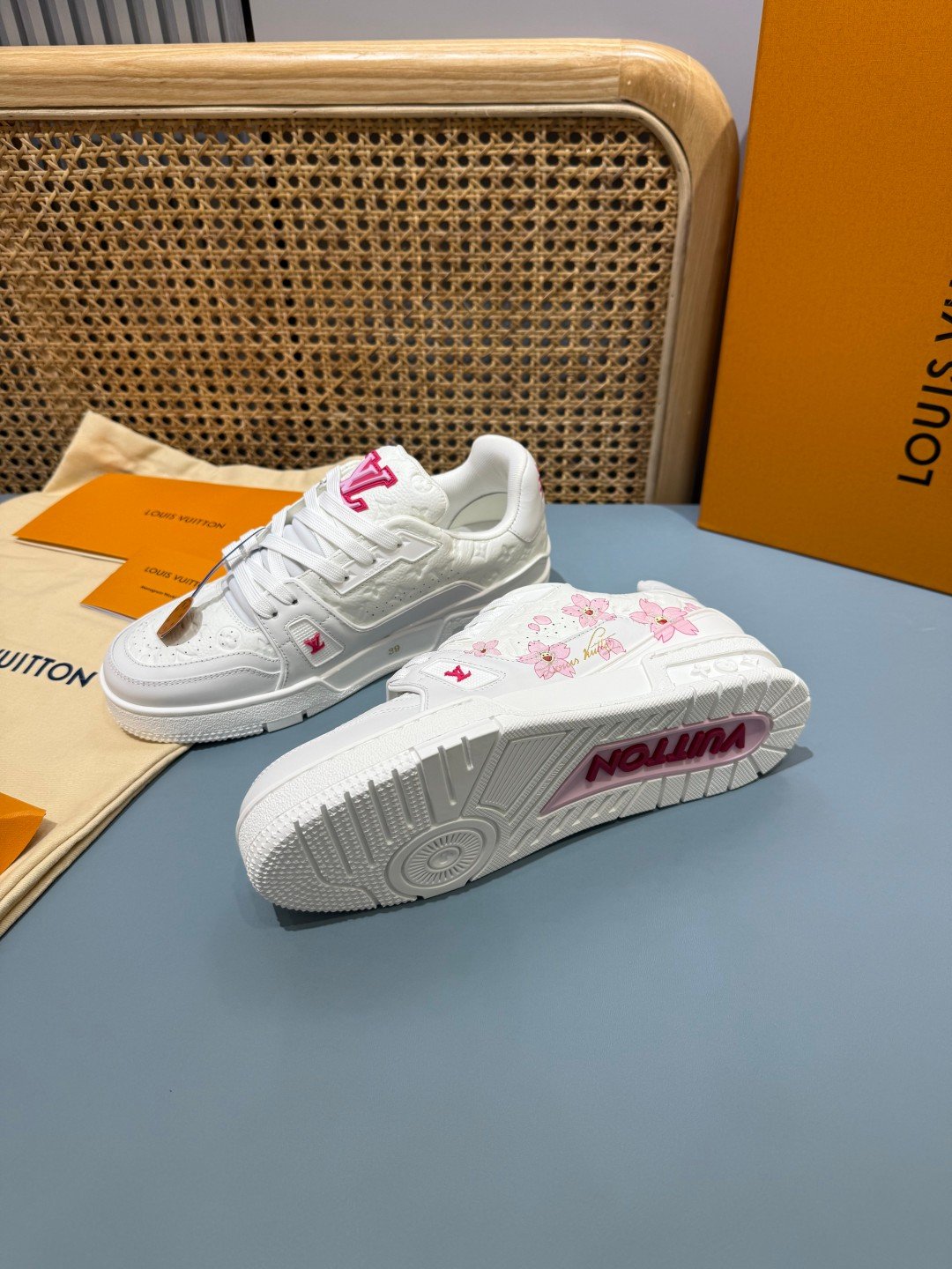 Sneakers Trainer 'Blanc Rose Fuchsia' — vue 23
