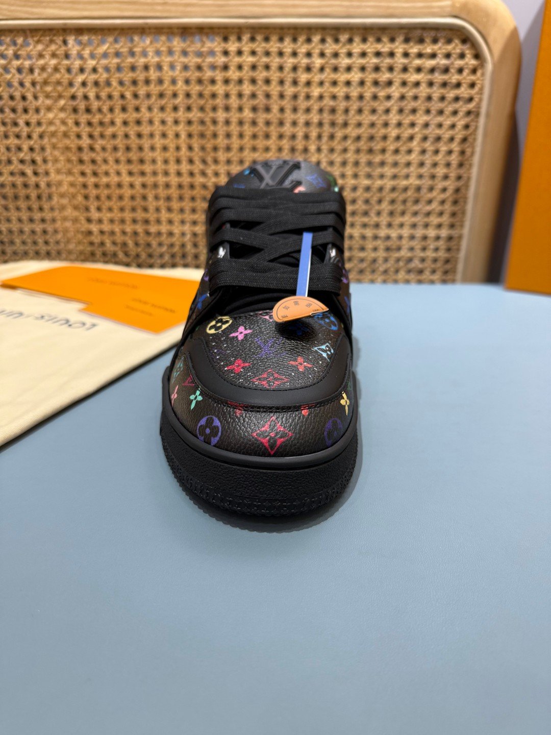 Sneakers Trainer 'Noir Multicolore' — vue 8