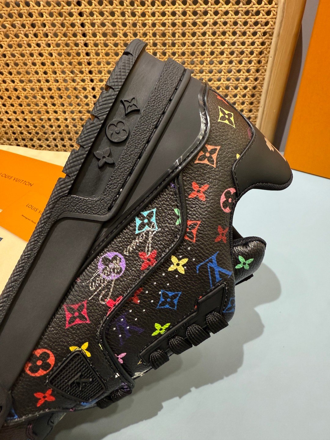 Sneakers Trainer 'Noir Multicolore' — vue 11