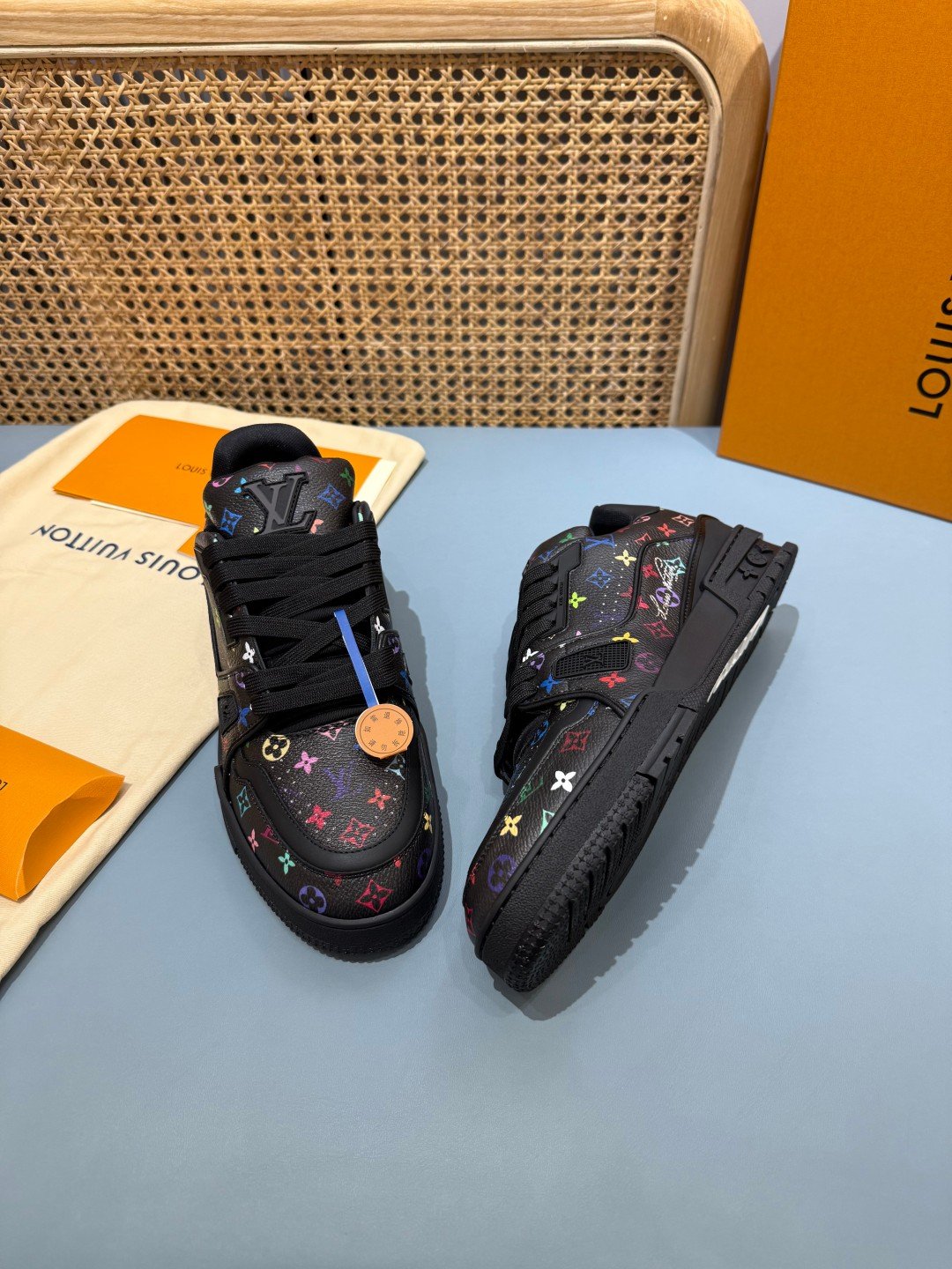 Sneakers Trainer 'Noir Multicolore' — vue 16
