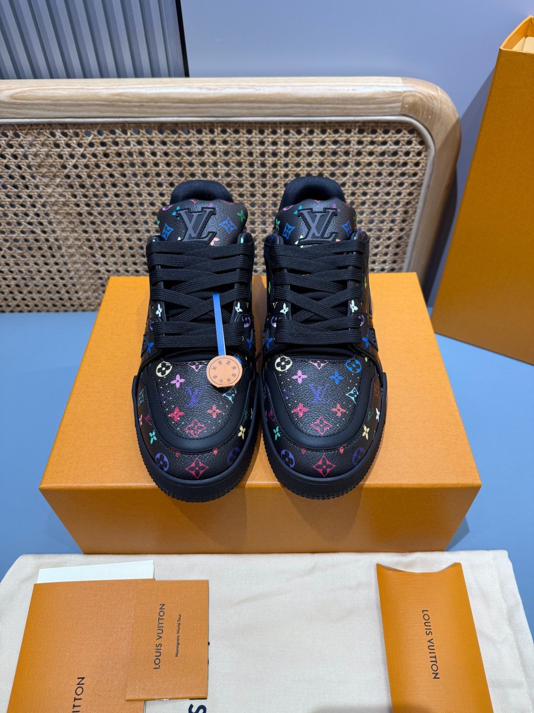 Sneakers Trainer 'Noir Multicolore' — vue 20