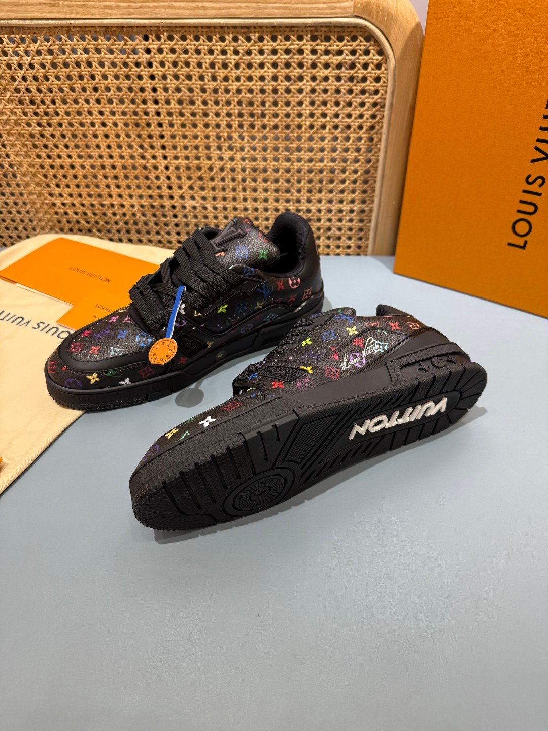 Sneakers Trainer 'Noir Multicolore' — vue 23