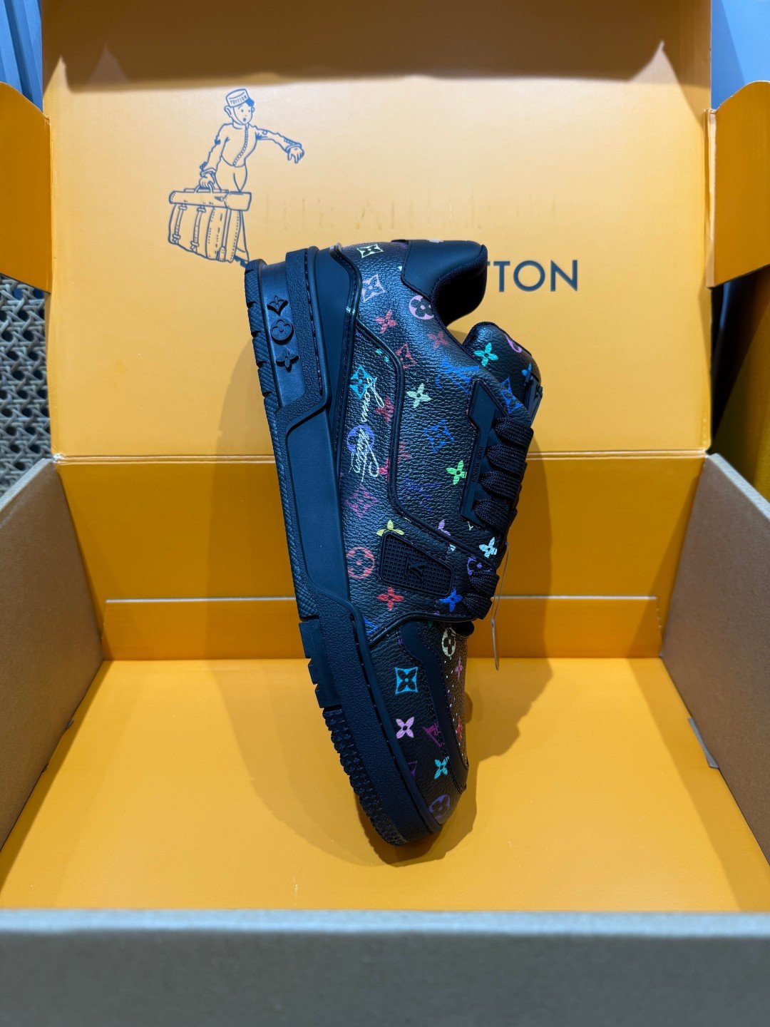 Sneakers Trainer 'Noir Multicolore' — vue 25