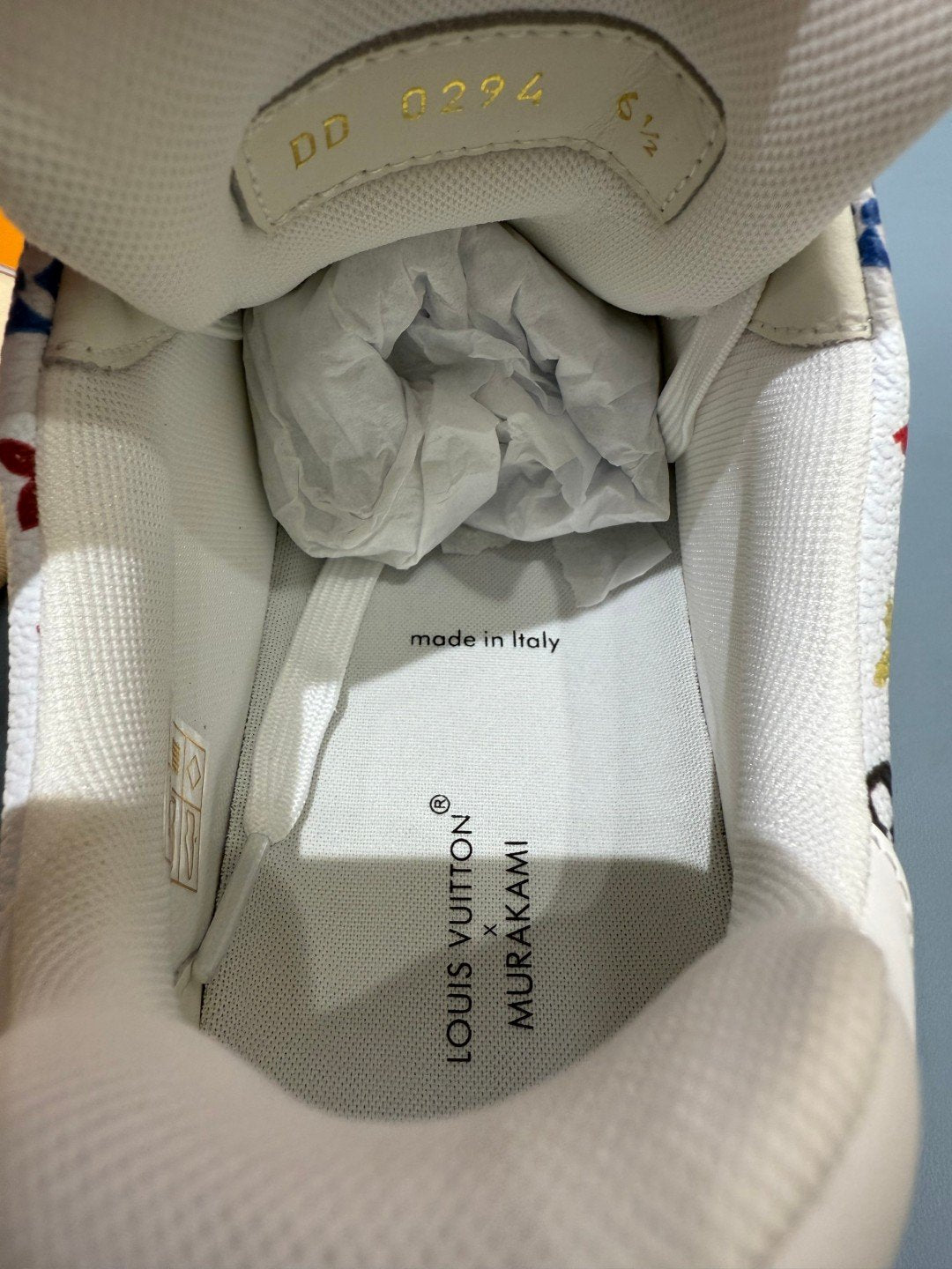 Sneakers Trainer 'Blanc Multicolore' — vue 6