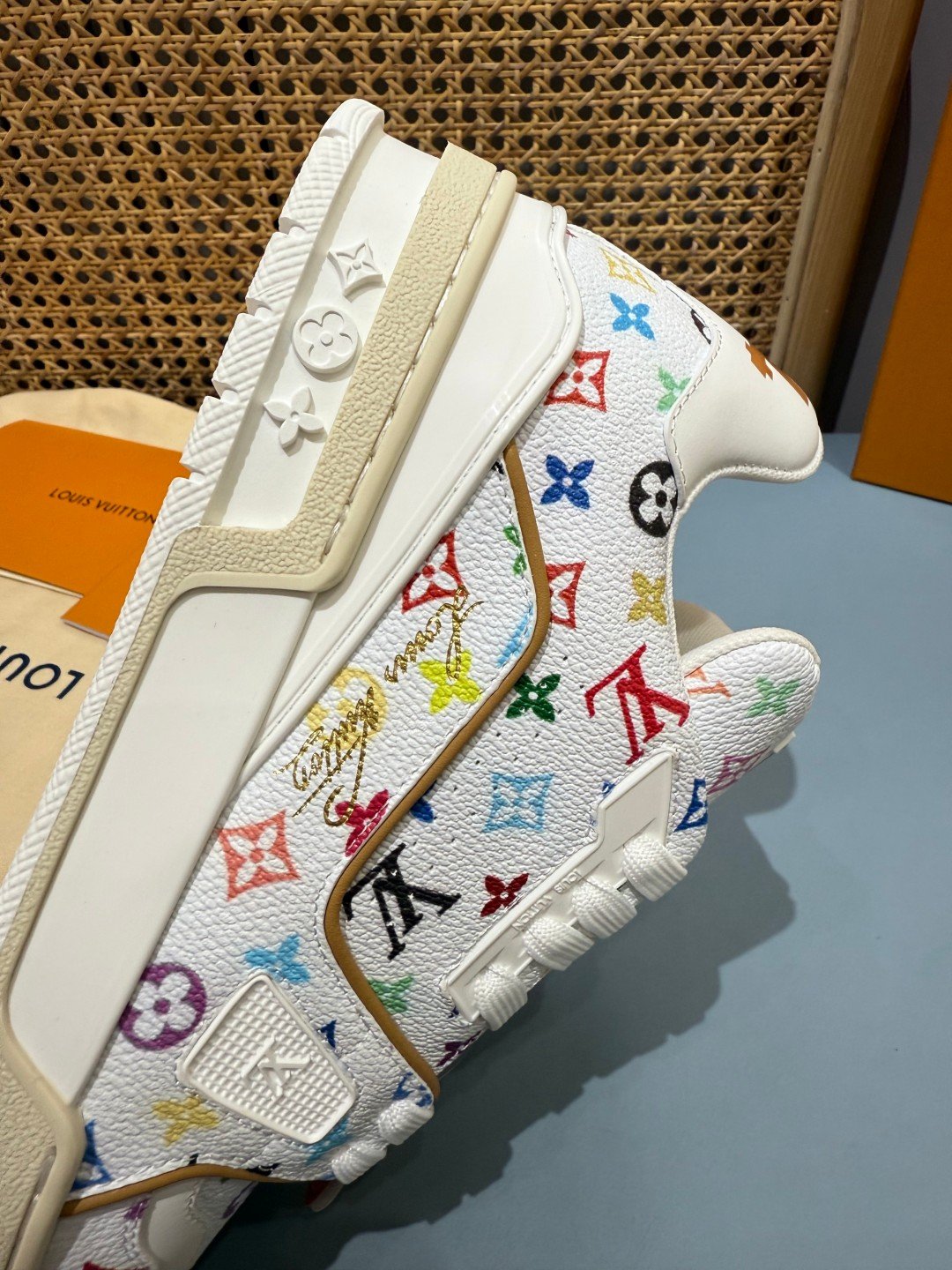 Sneakers Trainer 'Blanc Multicolore' — vue 12