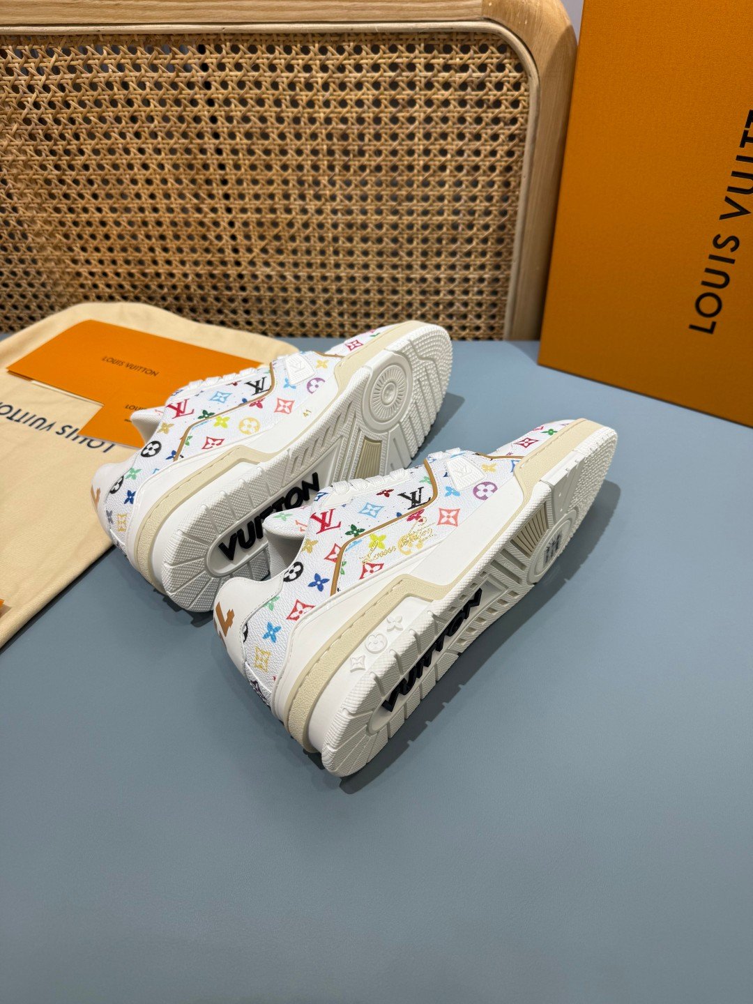 Sneakers Trainer 'Blanc Multicolore' — vue 14