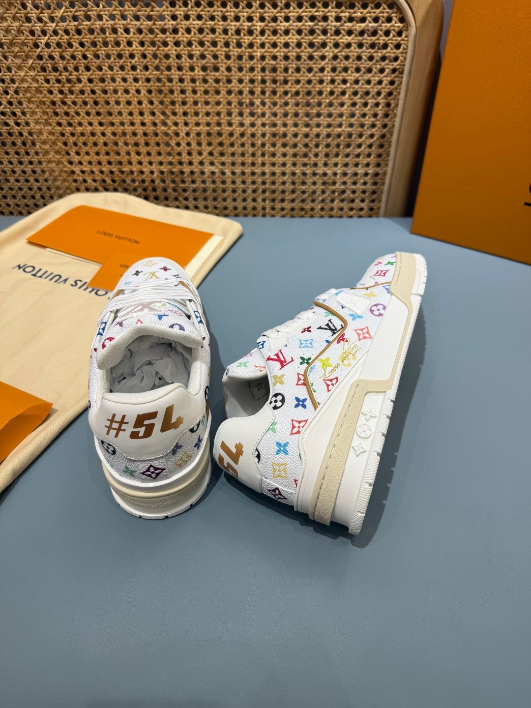 Sneakers Trainer 'Blanc Multicolore' — vue 15
