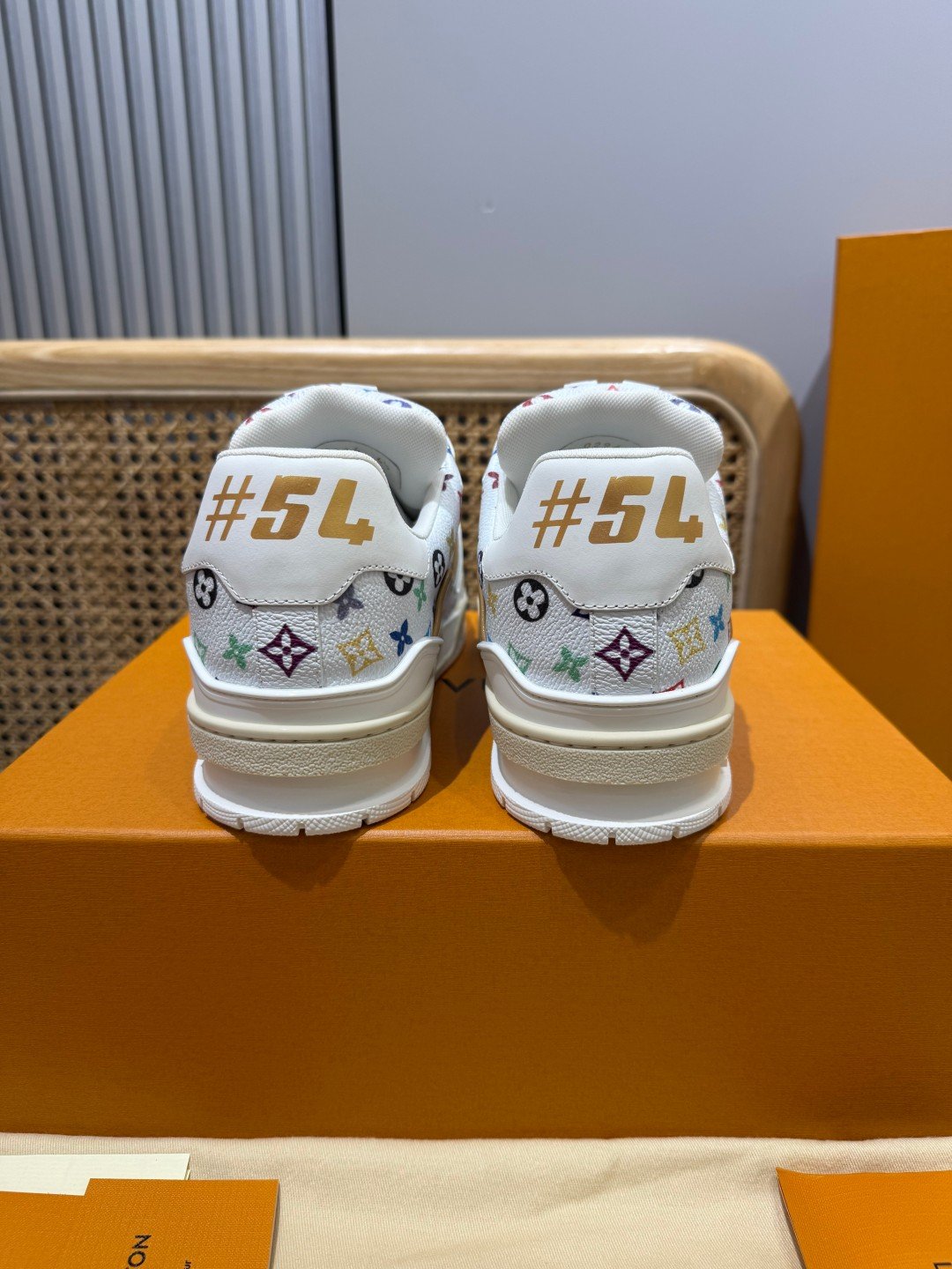 Sneakers Trainer 'Blanc Multicolore' — vue 18
