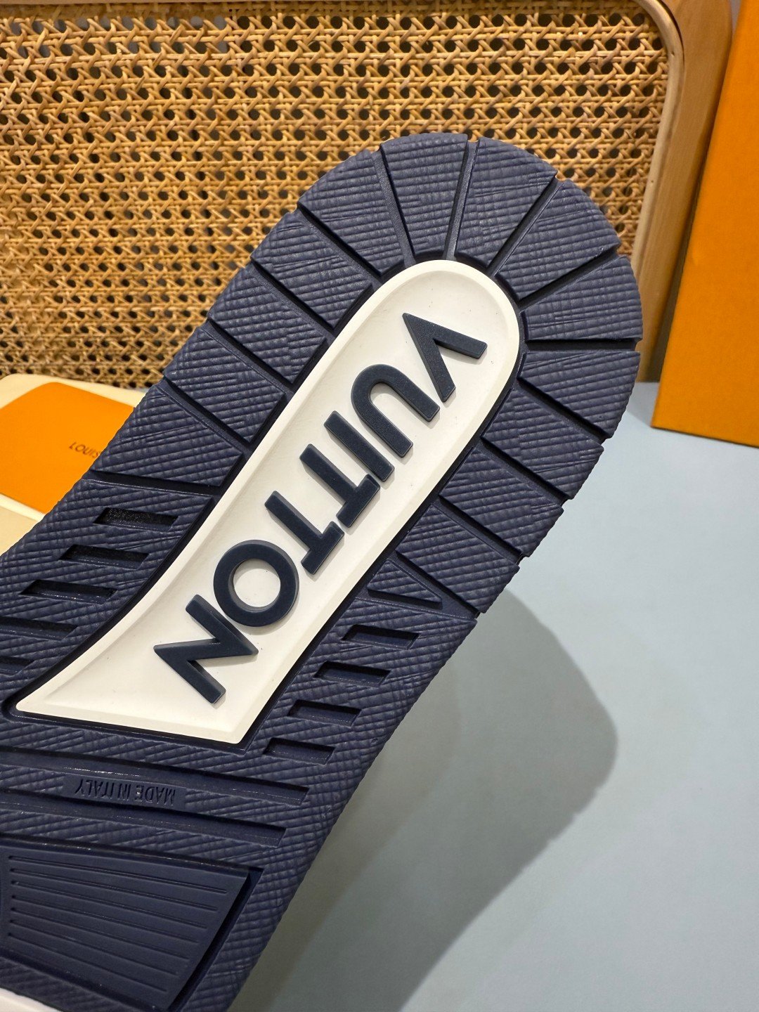 Sneakers Trainer Denim 'Bleu Marine' — vue 10