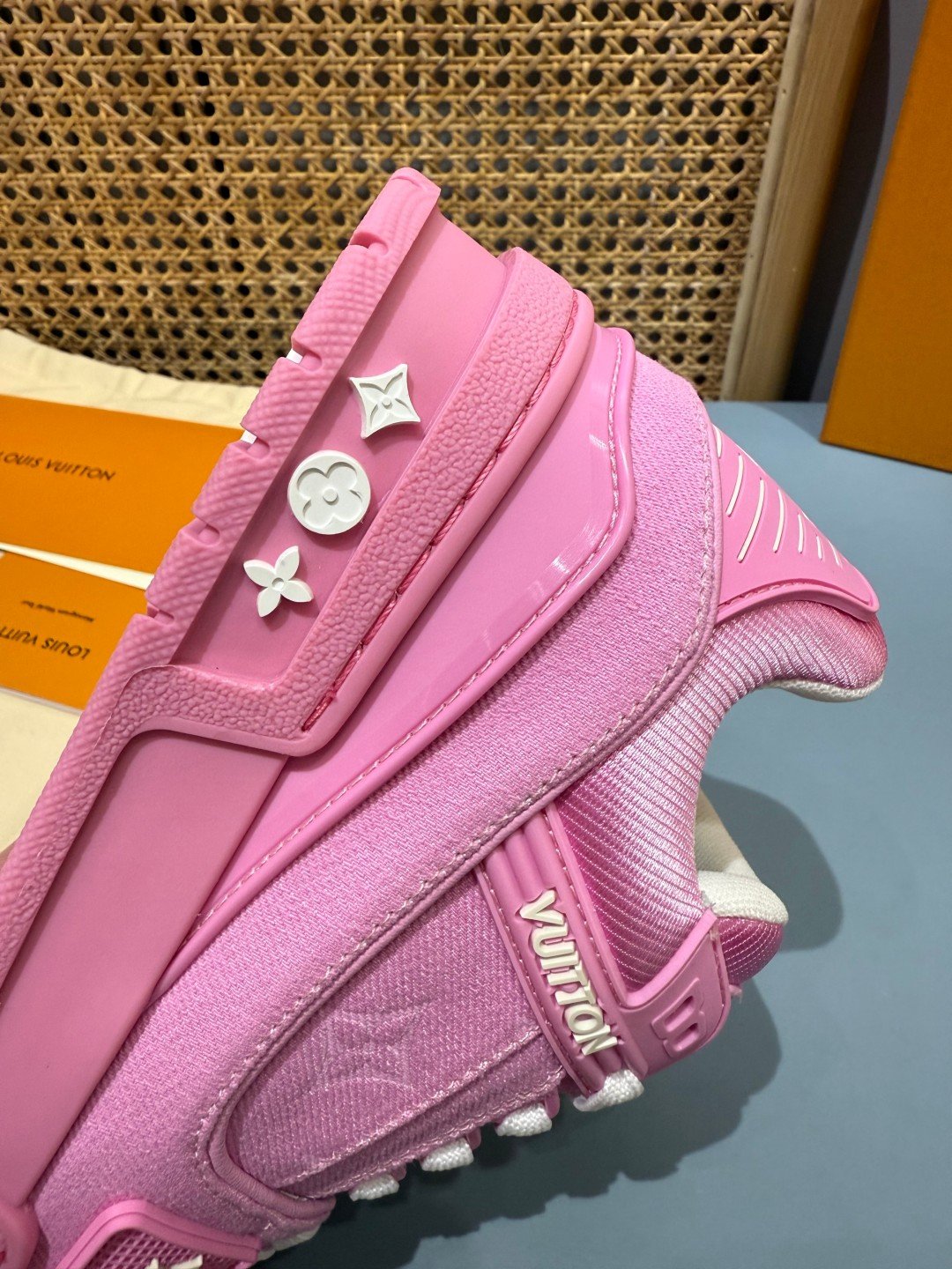 Sneakers Trainer Denim 'Rose Fuchsia' — vue 11