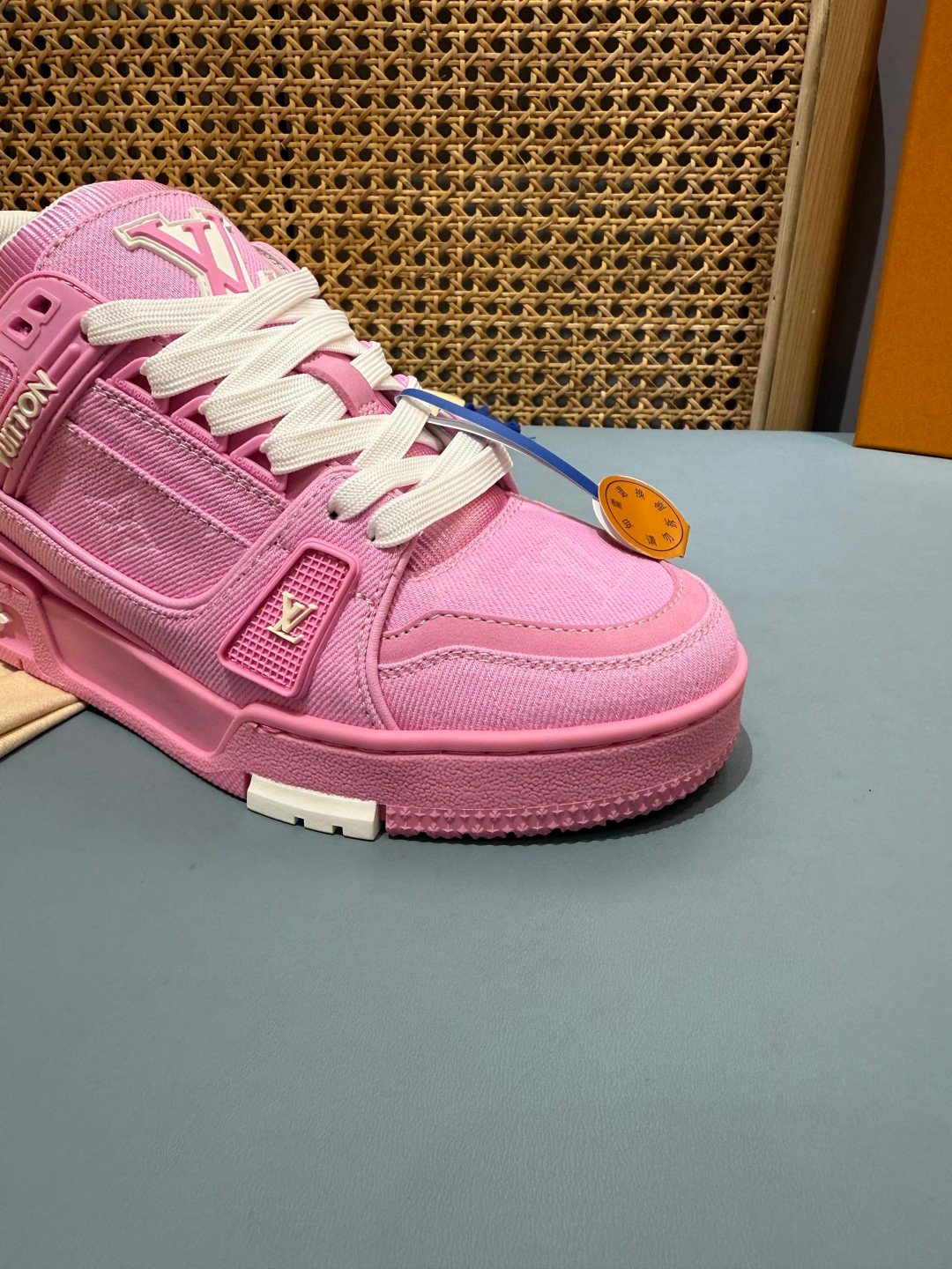 Sneakers Trainer Denim 'Rose Fuchsia' — vue 12