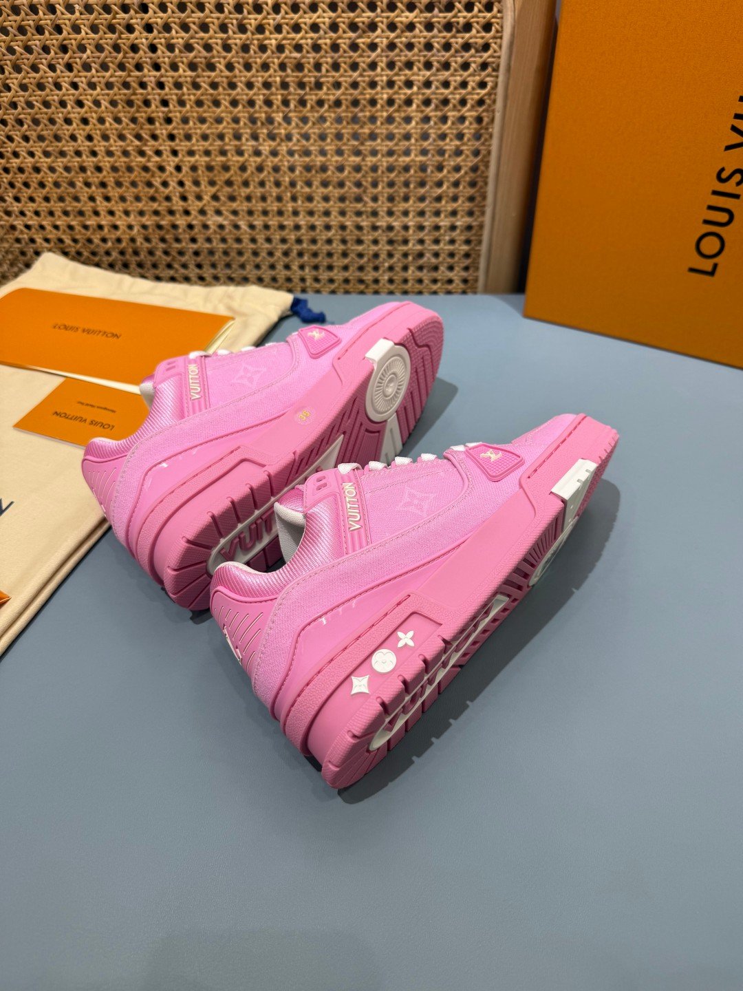 Sneakers Trainer Denim 'Rose Fuchsia' — vue 13