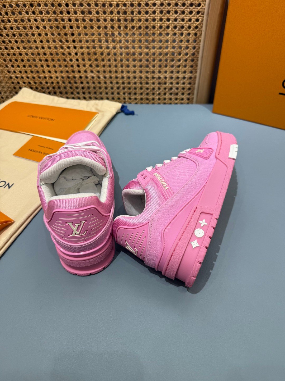 Sneakers Trainer Denim 'Rose Fuchsia' — vue 14