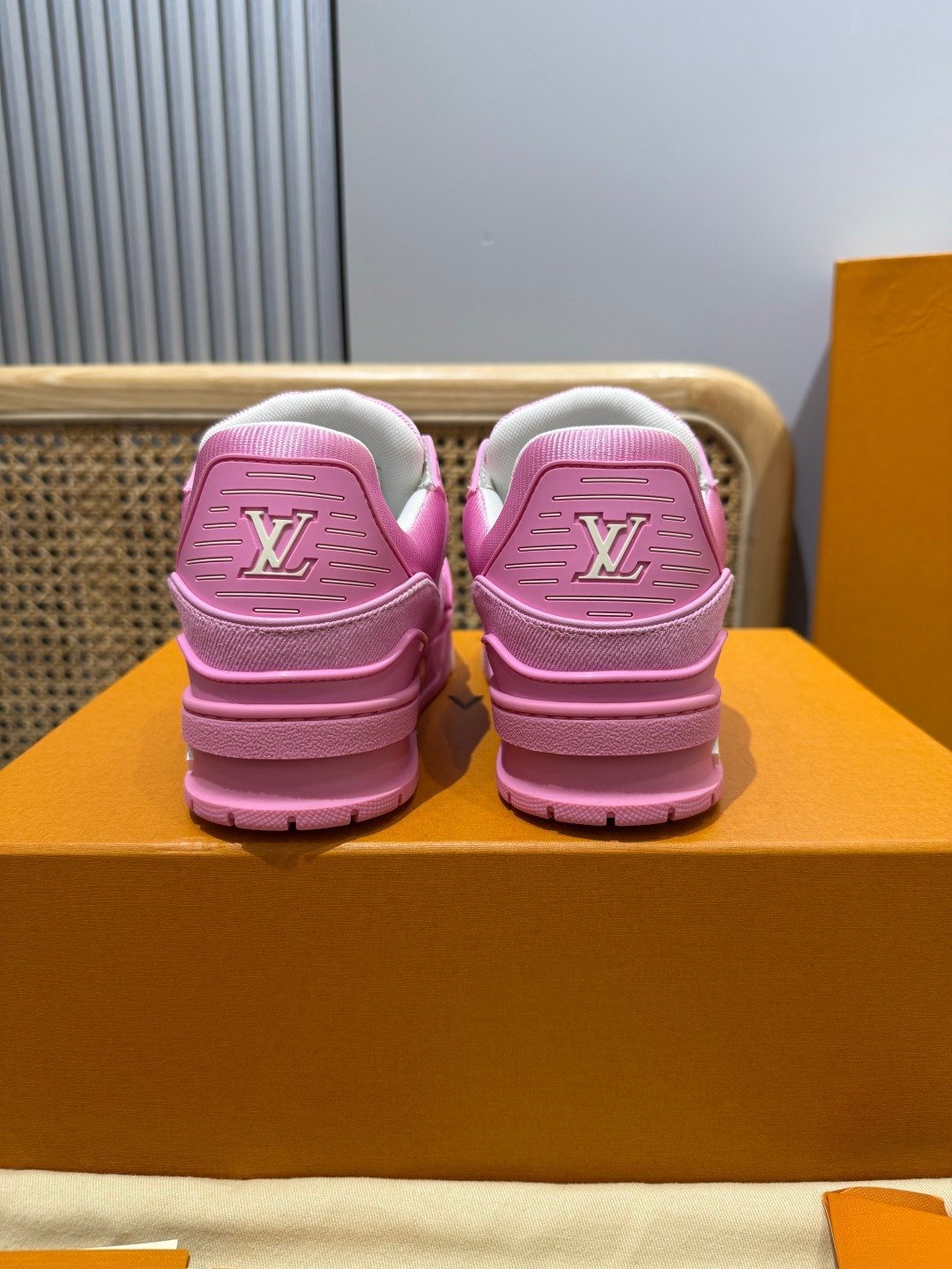 Sneakers Trainer Denim 'Rose Fuchsia' — vue 17