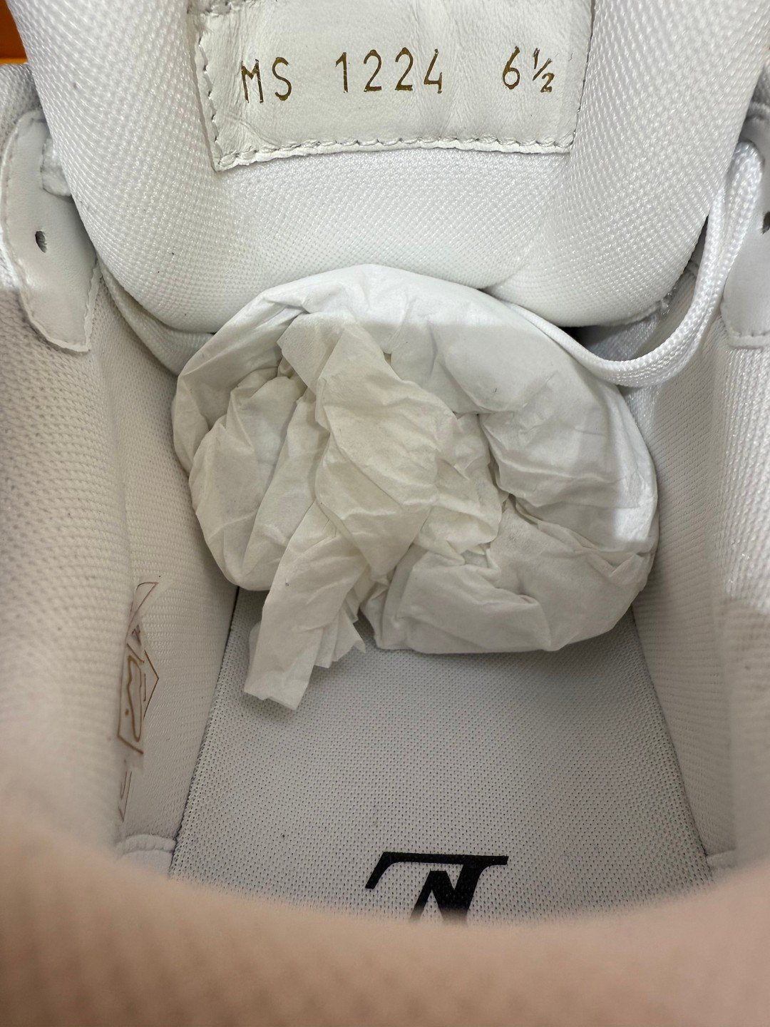Sneakers Trainer Velcro 'Blanc Rouge' — vue 6