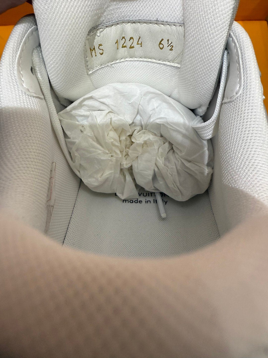 Sneakers Trainer Velcro 'Blanc Vert' — vue 6