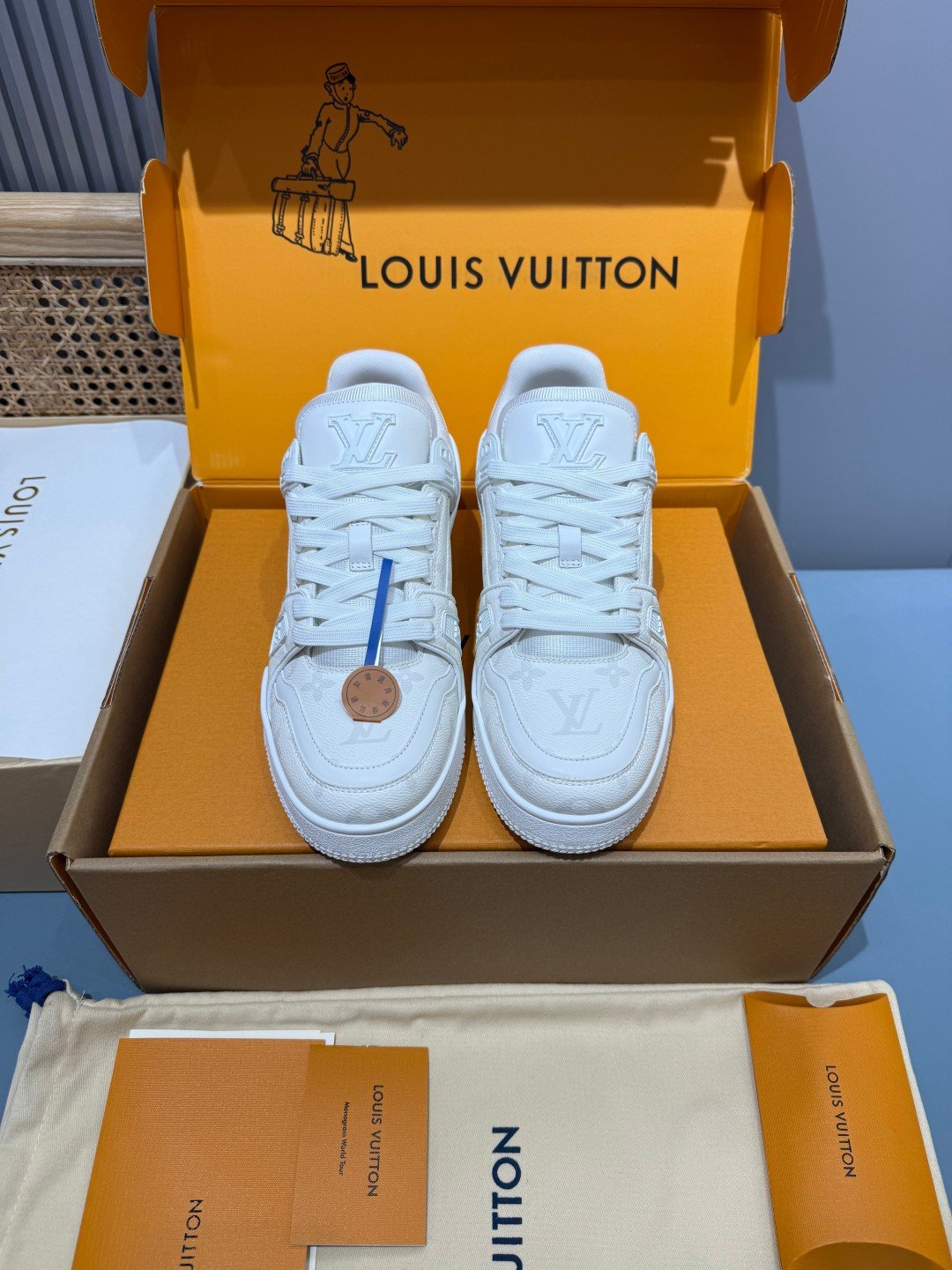 Sneakers Trainer 'Blanc Intégral' — vue 5