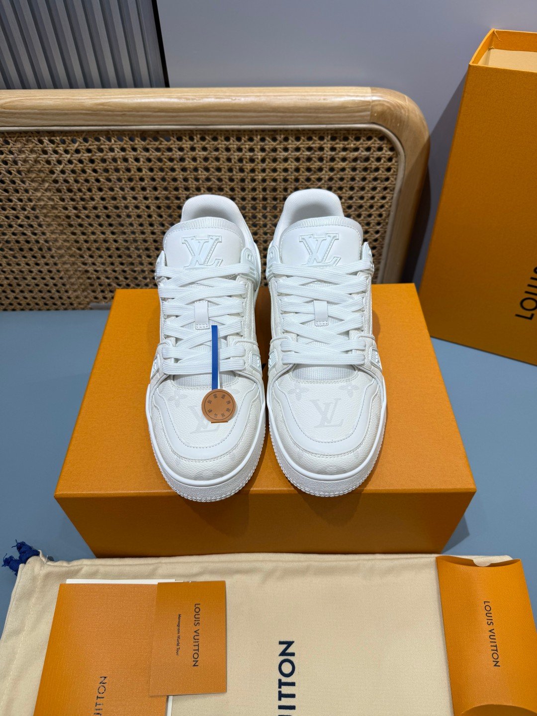 Sneakers Trainer 'Blanc Intégral' — vue 21
