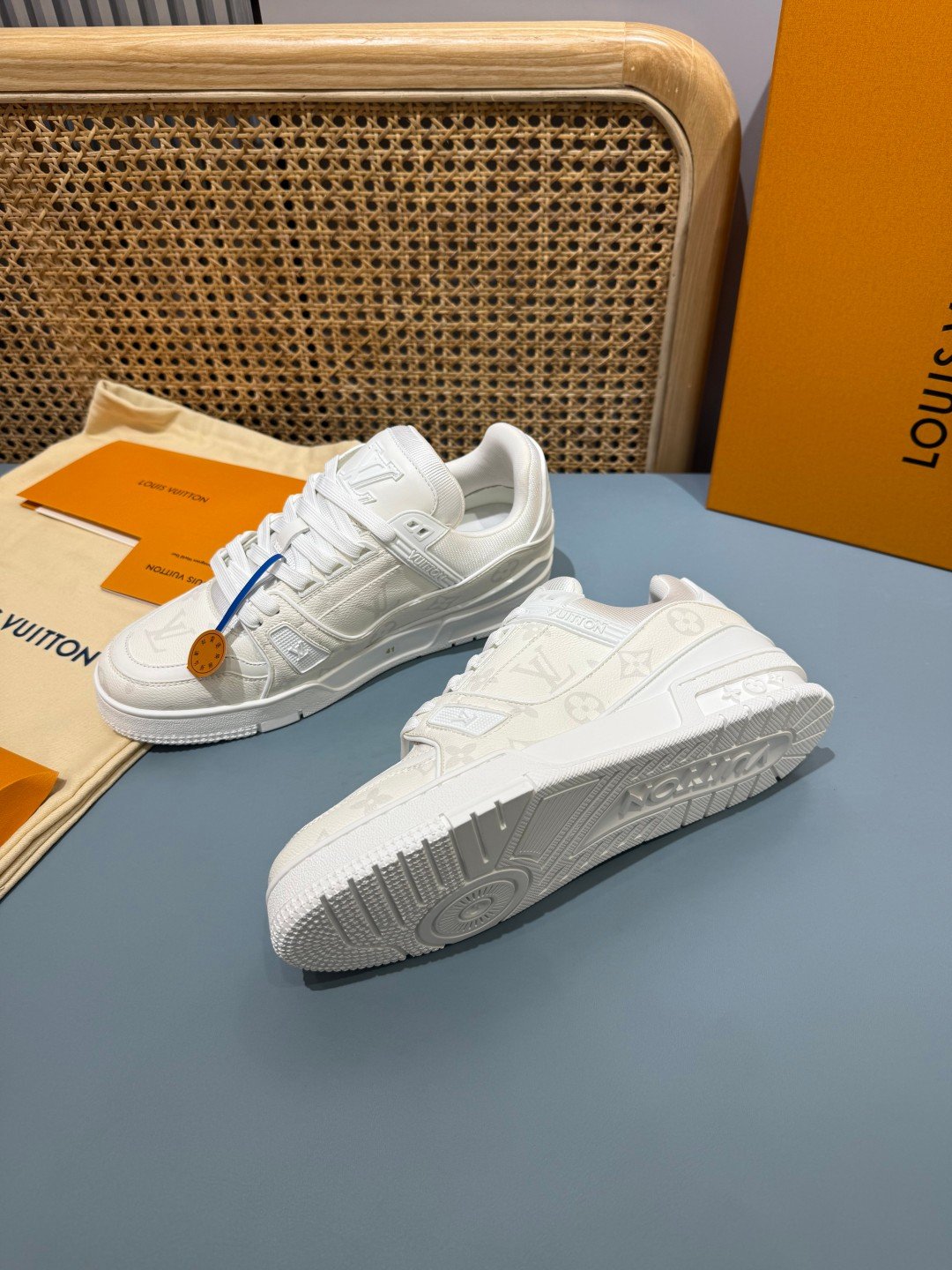 Sneakers Trainer 'Blanc Intégral' — vue 24