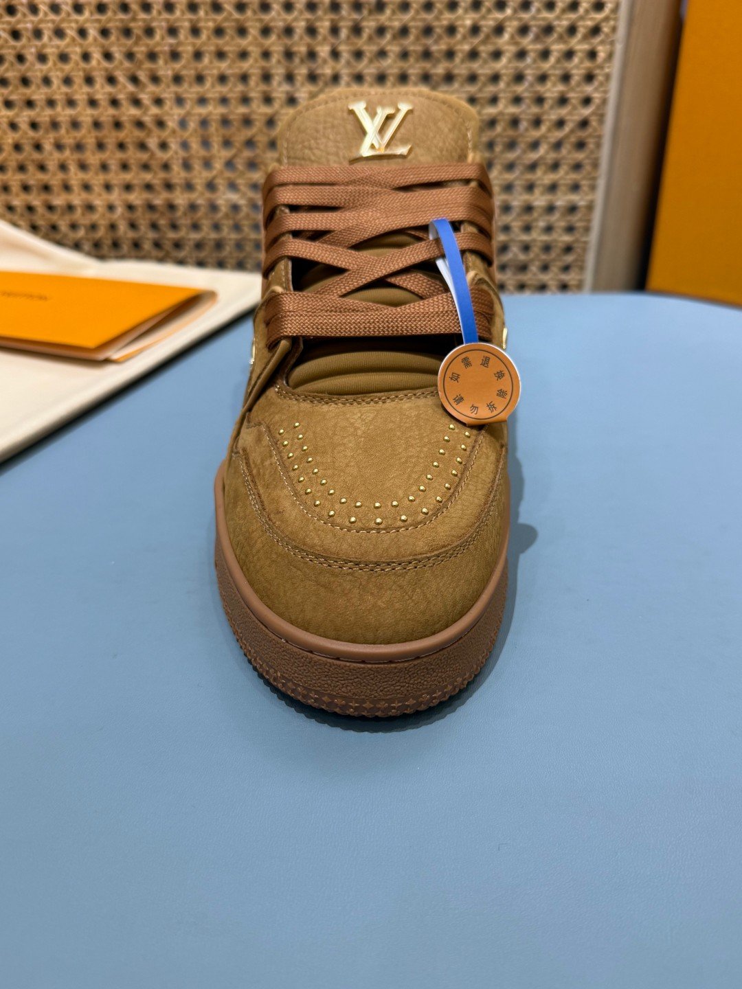 Sneakers Trainer 'Camel Daim' — vue 8