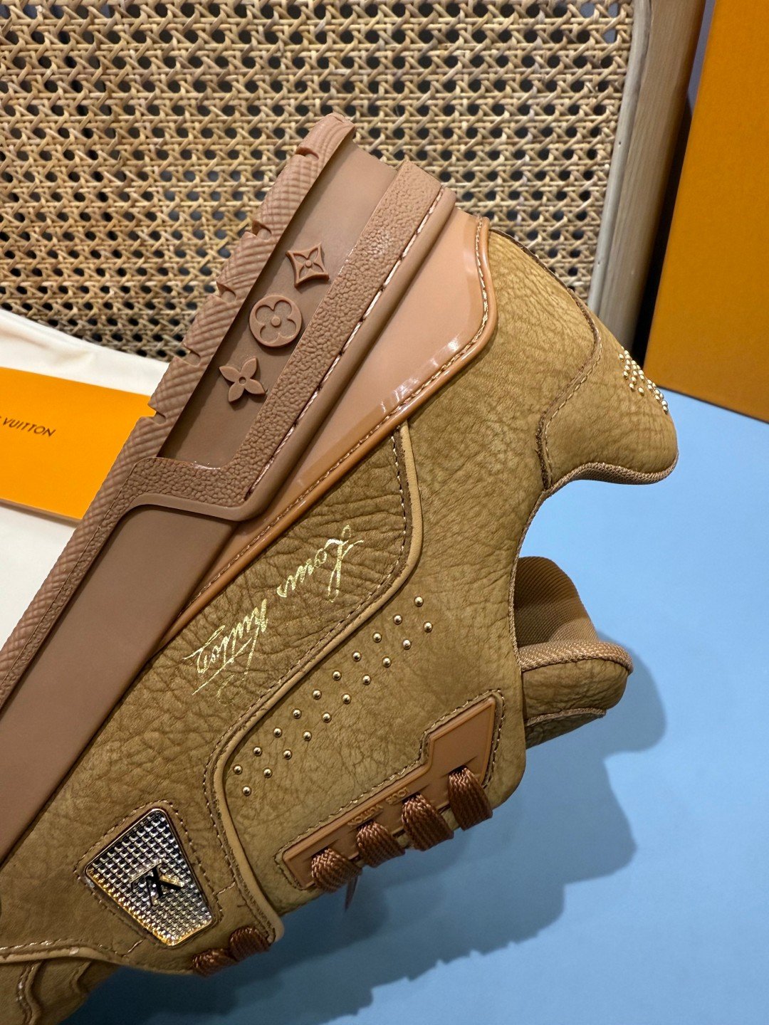 Sneakers Trainer 'Camel Daim' — vue 12
