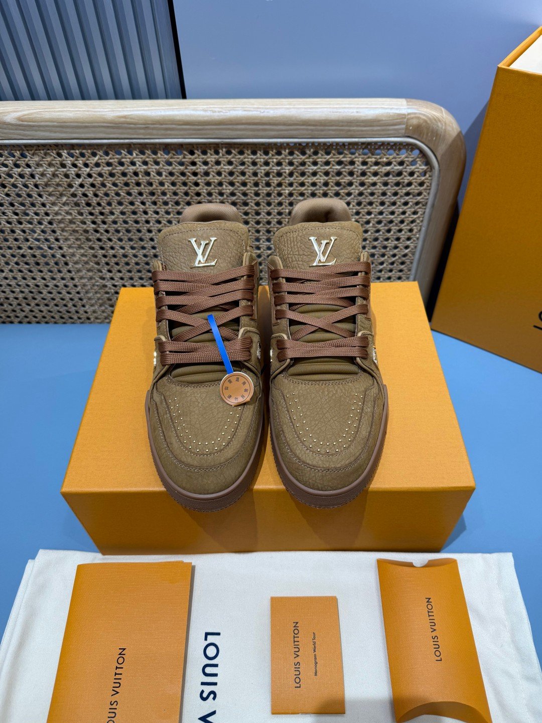 Sneakers Trainer 'Camel Daim' — vue 21