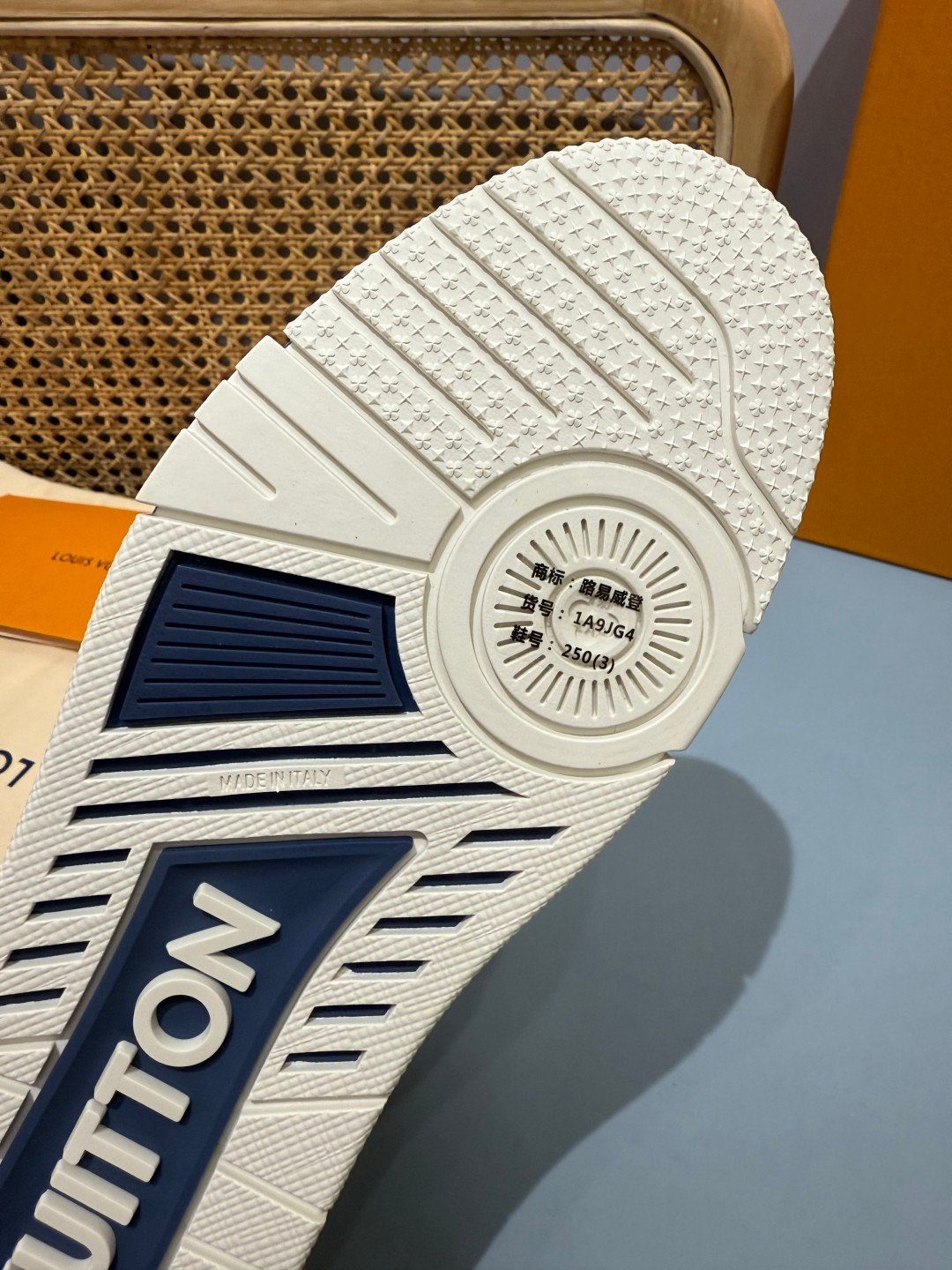 Sneakers Trainer Velcro 'Denim Brut' — vue 6