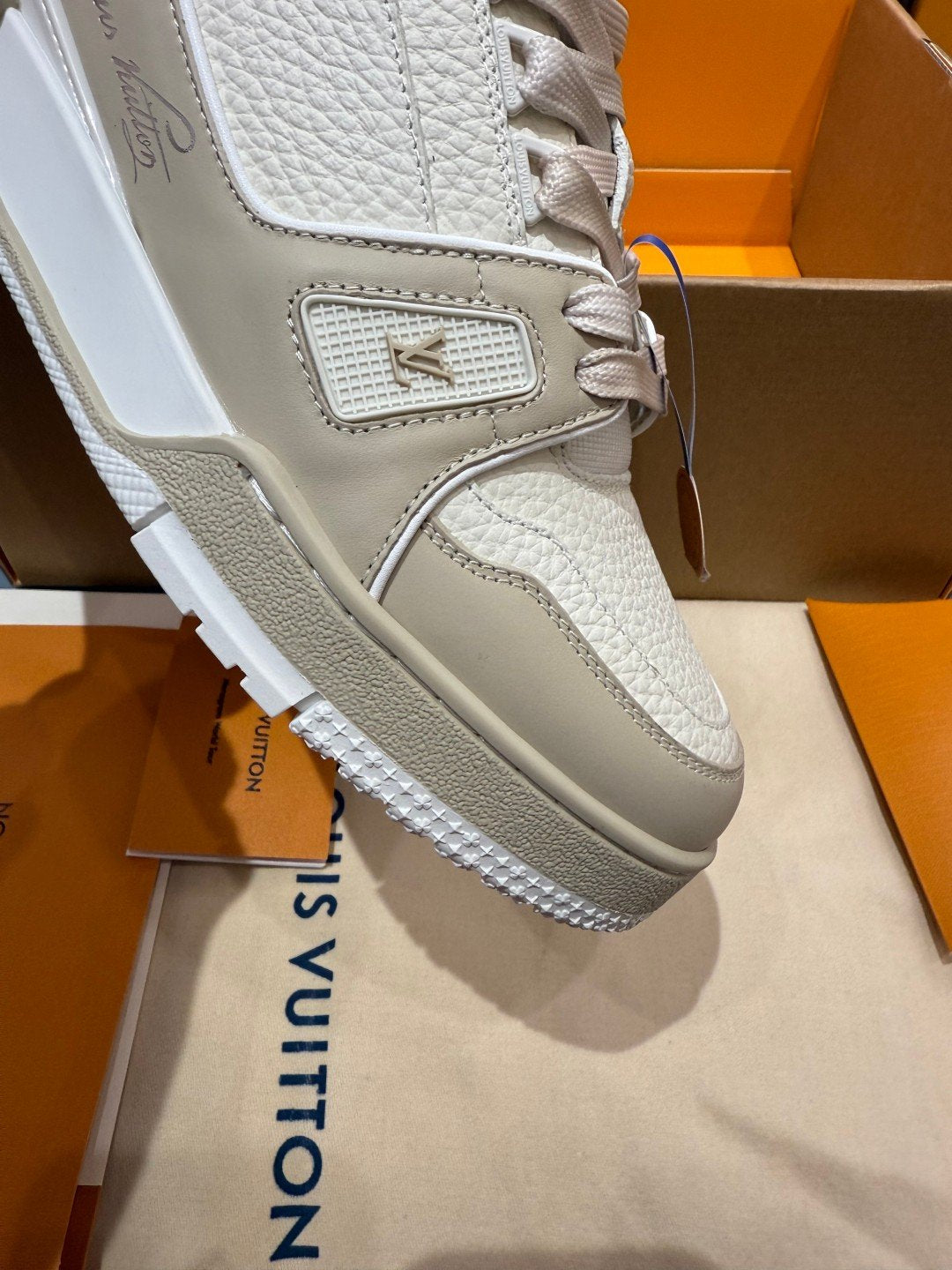 Sneakers Trainer 'Blanc Cassé' — vue 13