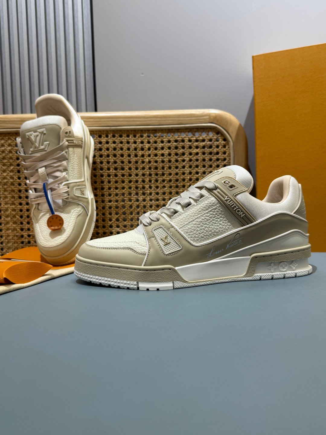Sneakers Trainer 'Blanc Cassé' — vue 16