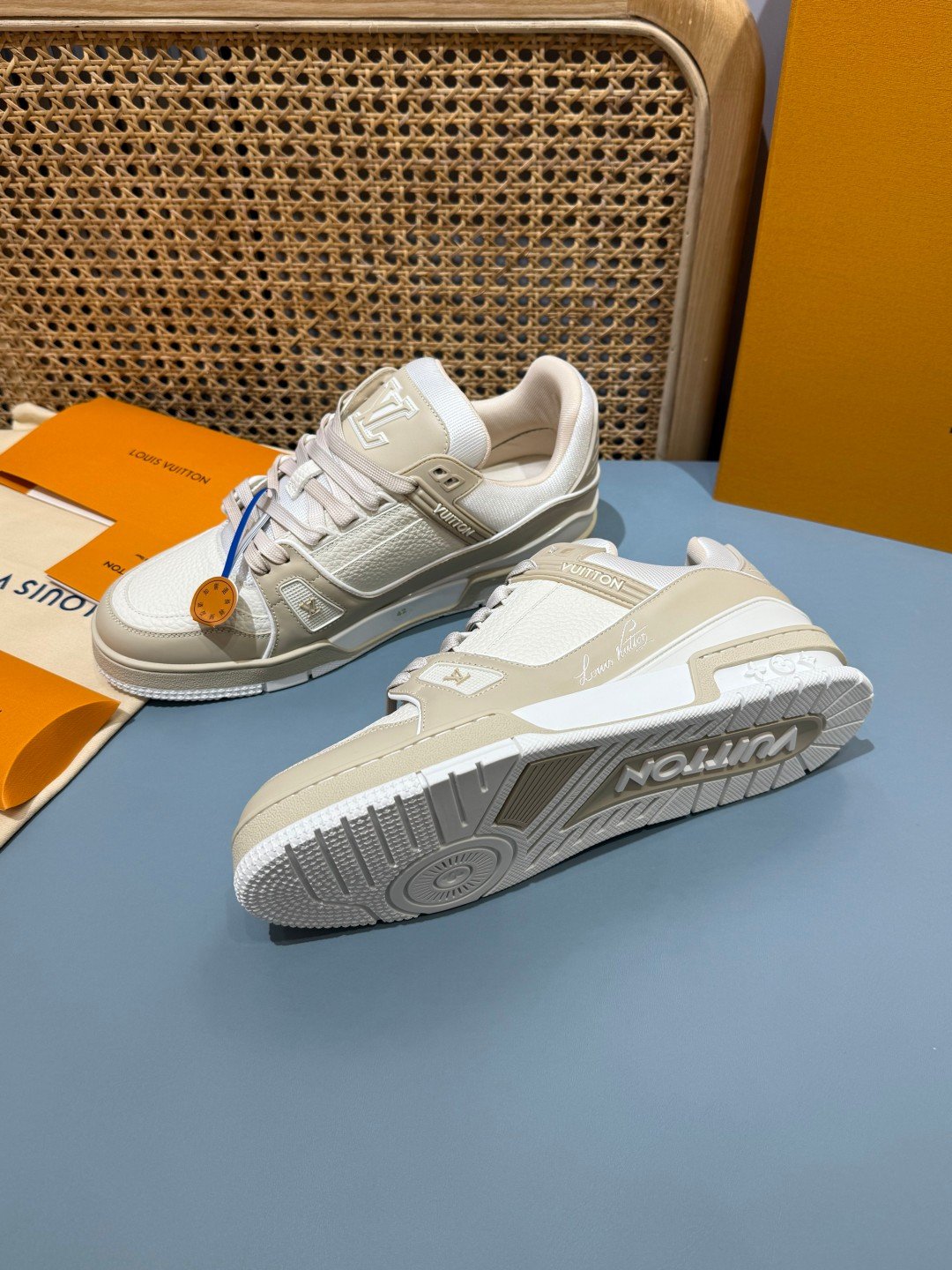 Sneakers Trainer 'Blanc Cassé' — vue 24