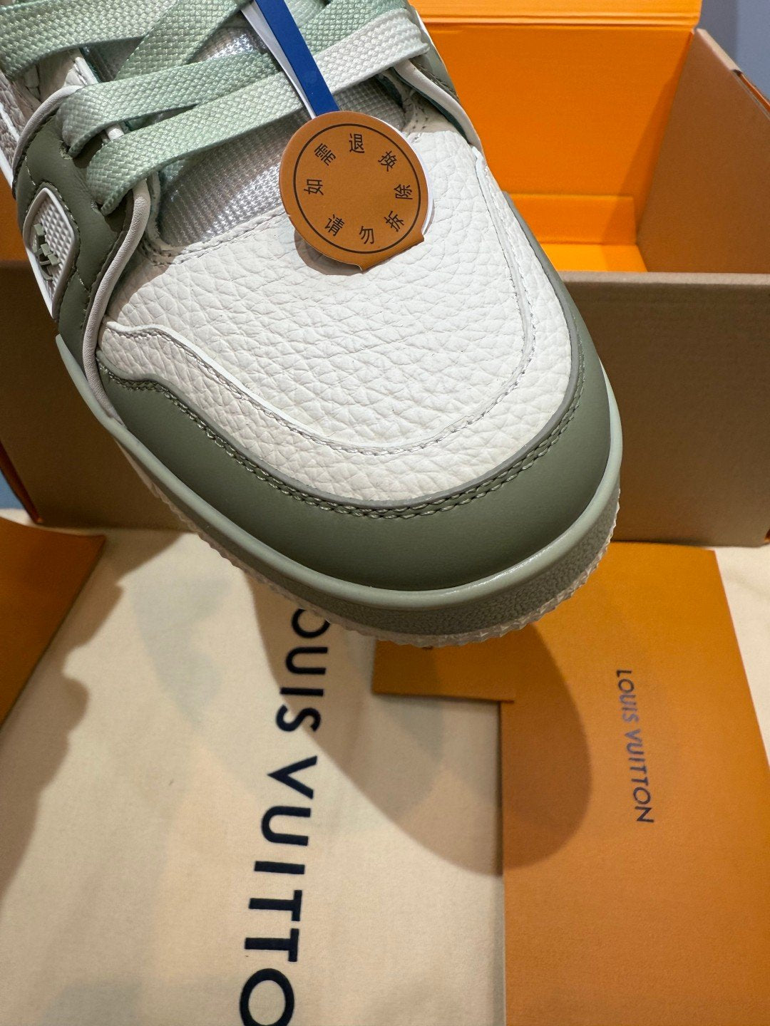 Sneakers Trainer 'Vert Sauge' — vue 9